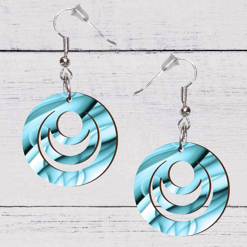 Colorful Circular Earrings