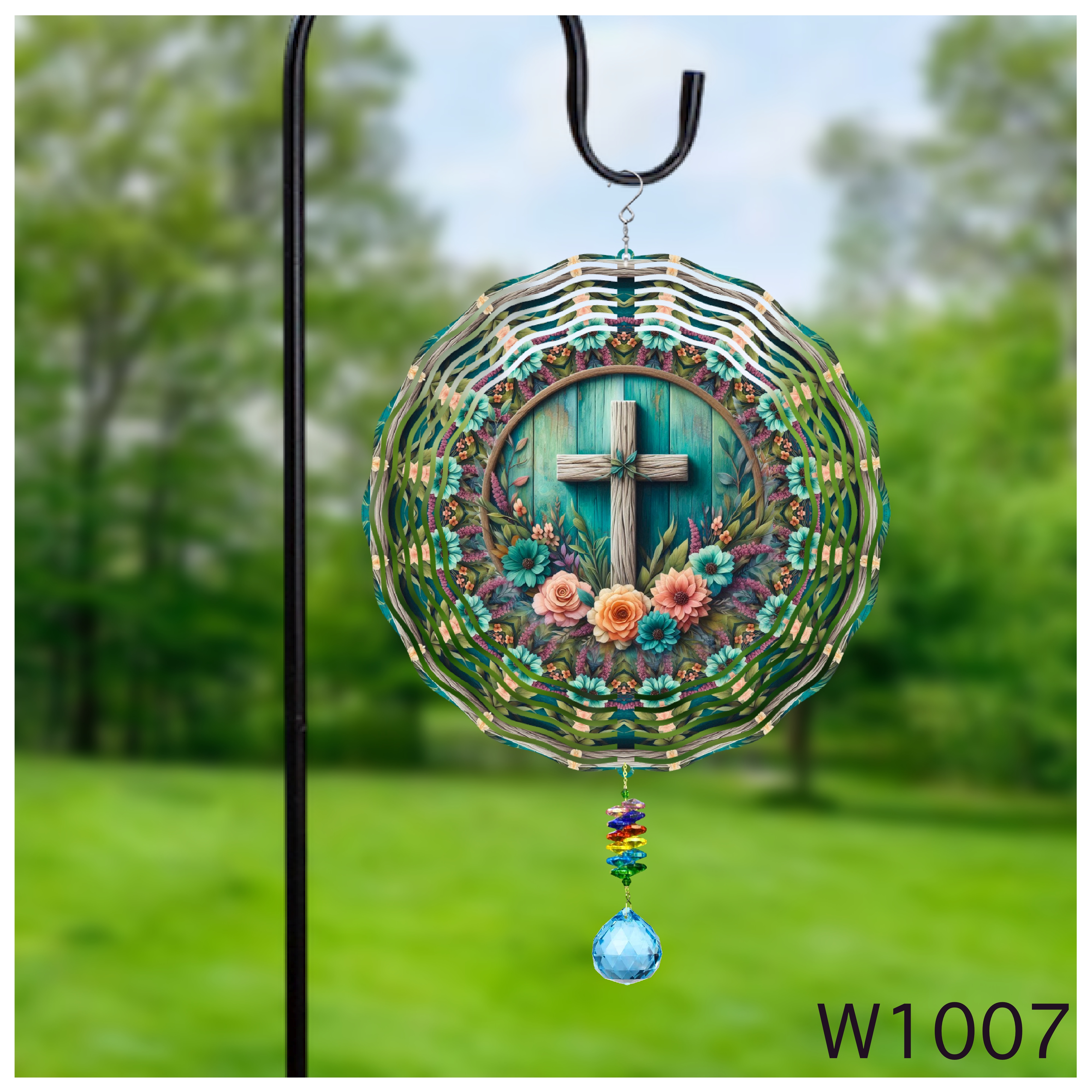 Rustic Cross Wind Spinner