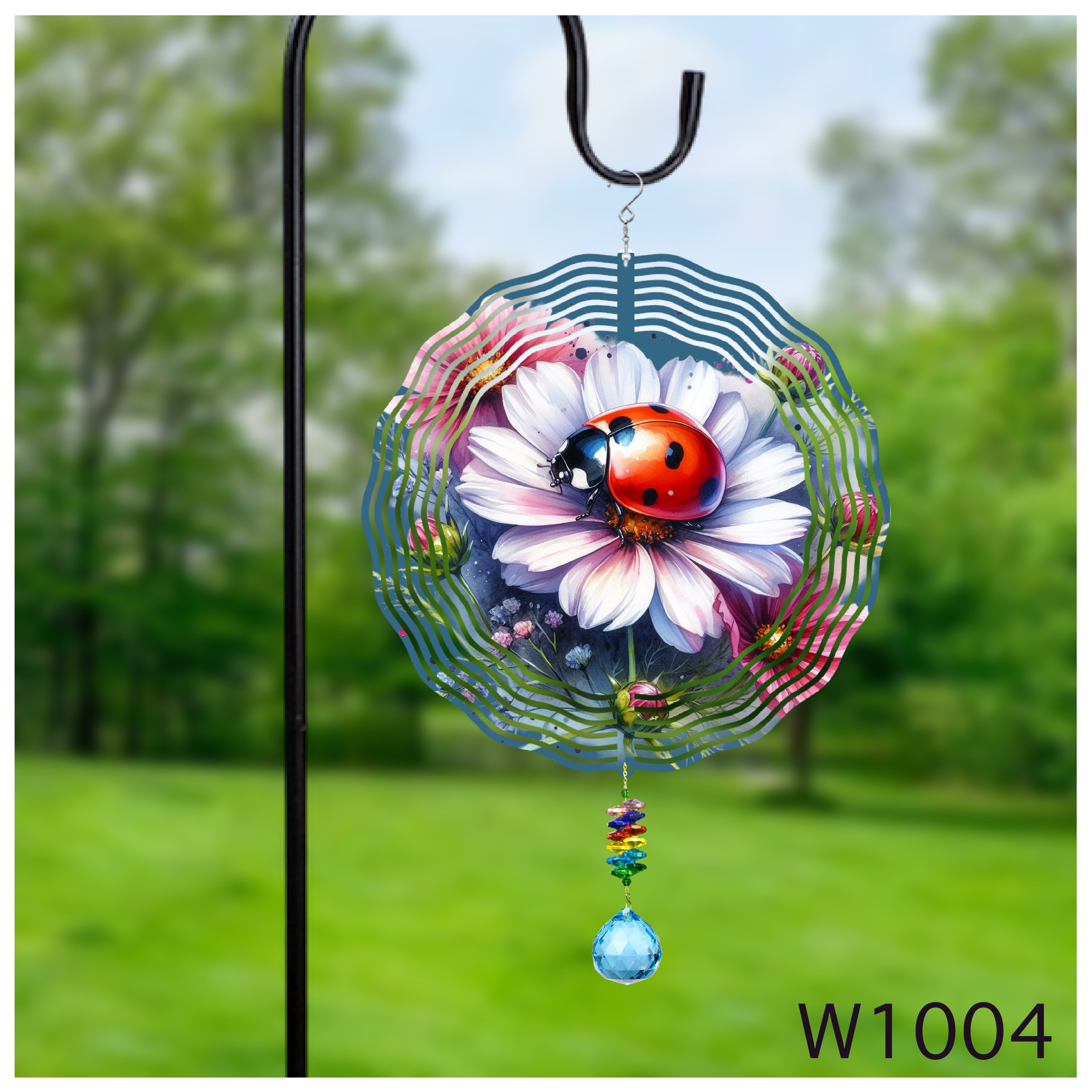 Ladybug Wind Spinner