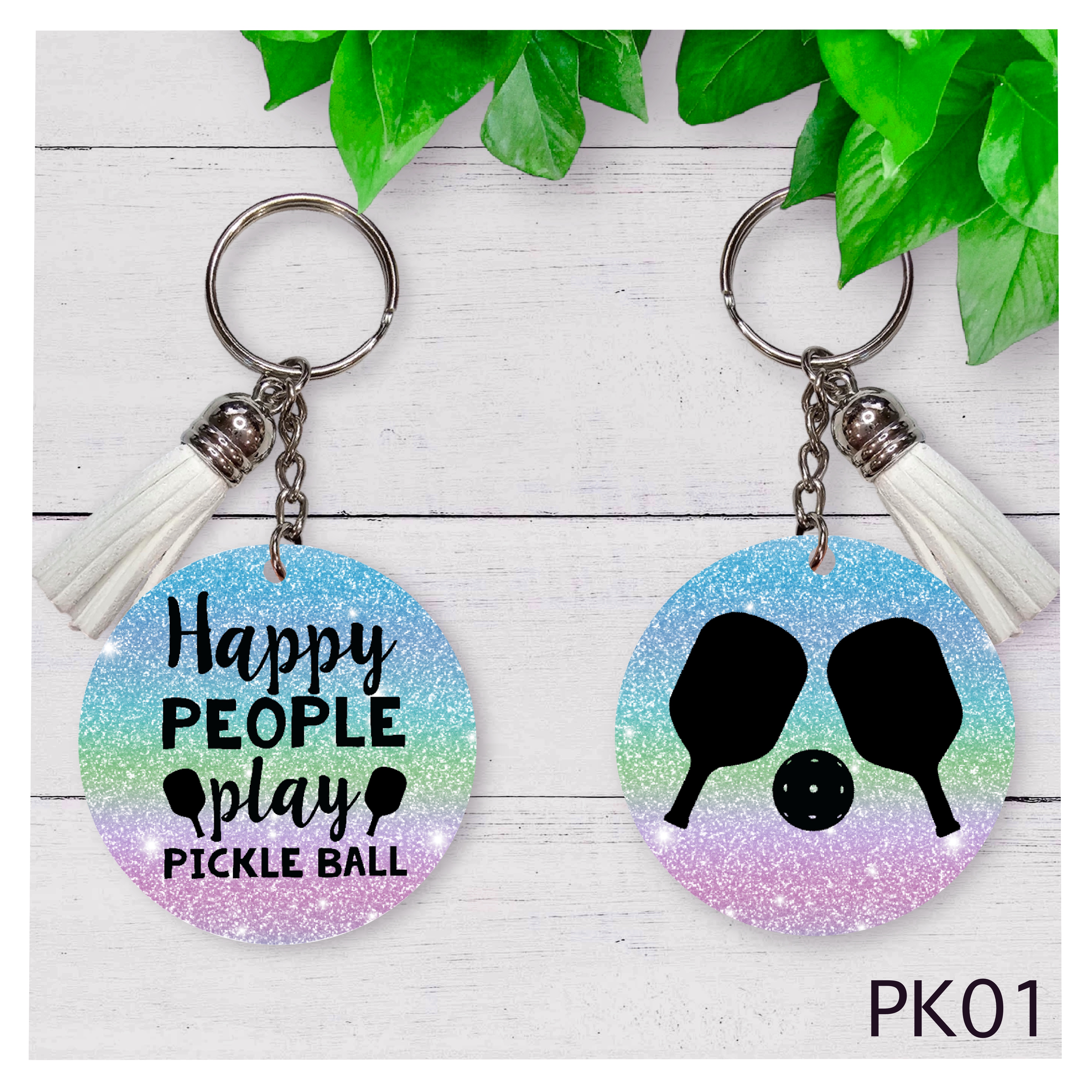 Pickleball Keychain