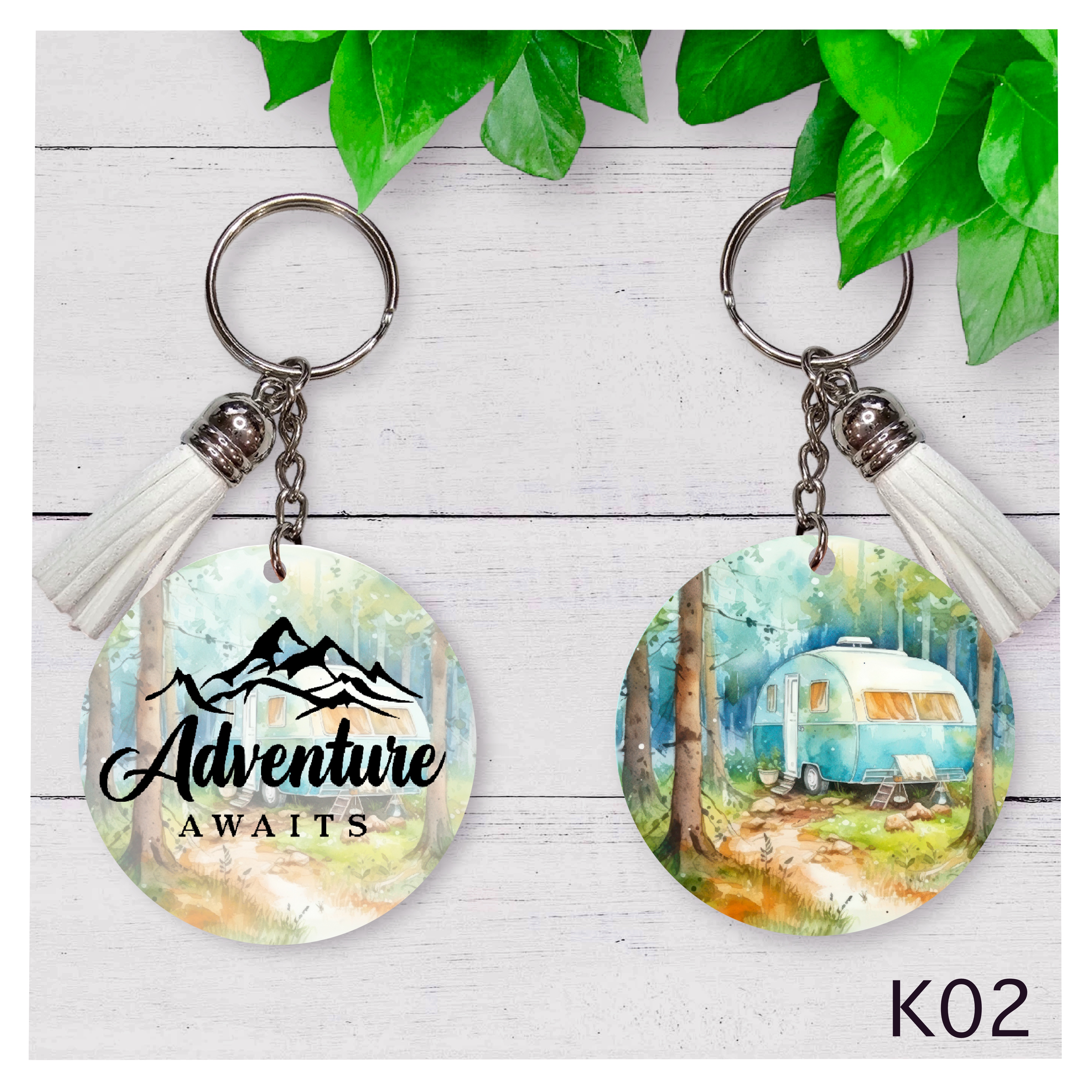 Camping Keychain