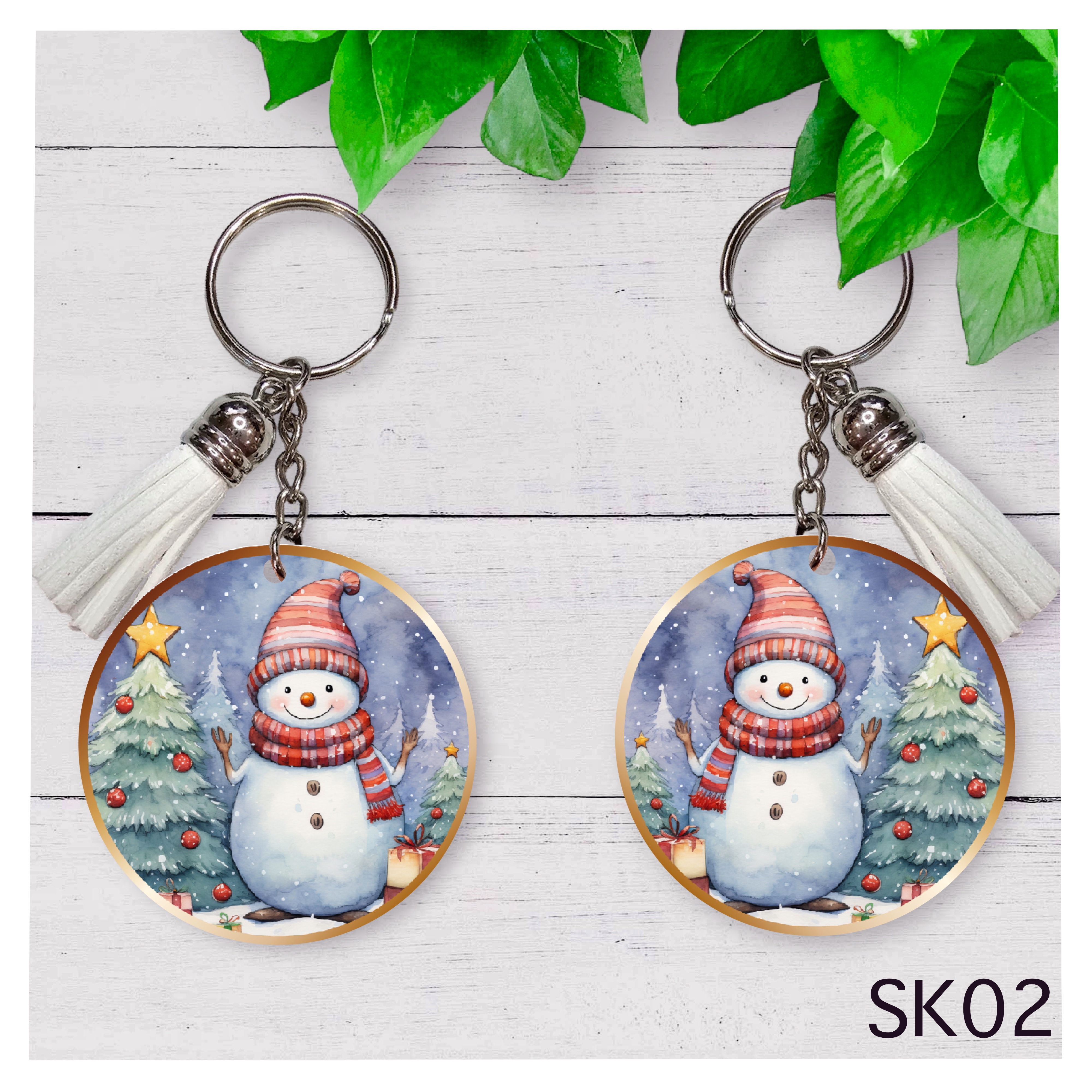 Winter Friends Keychain