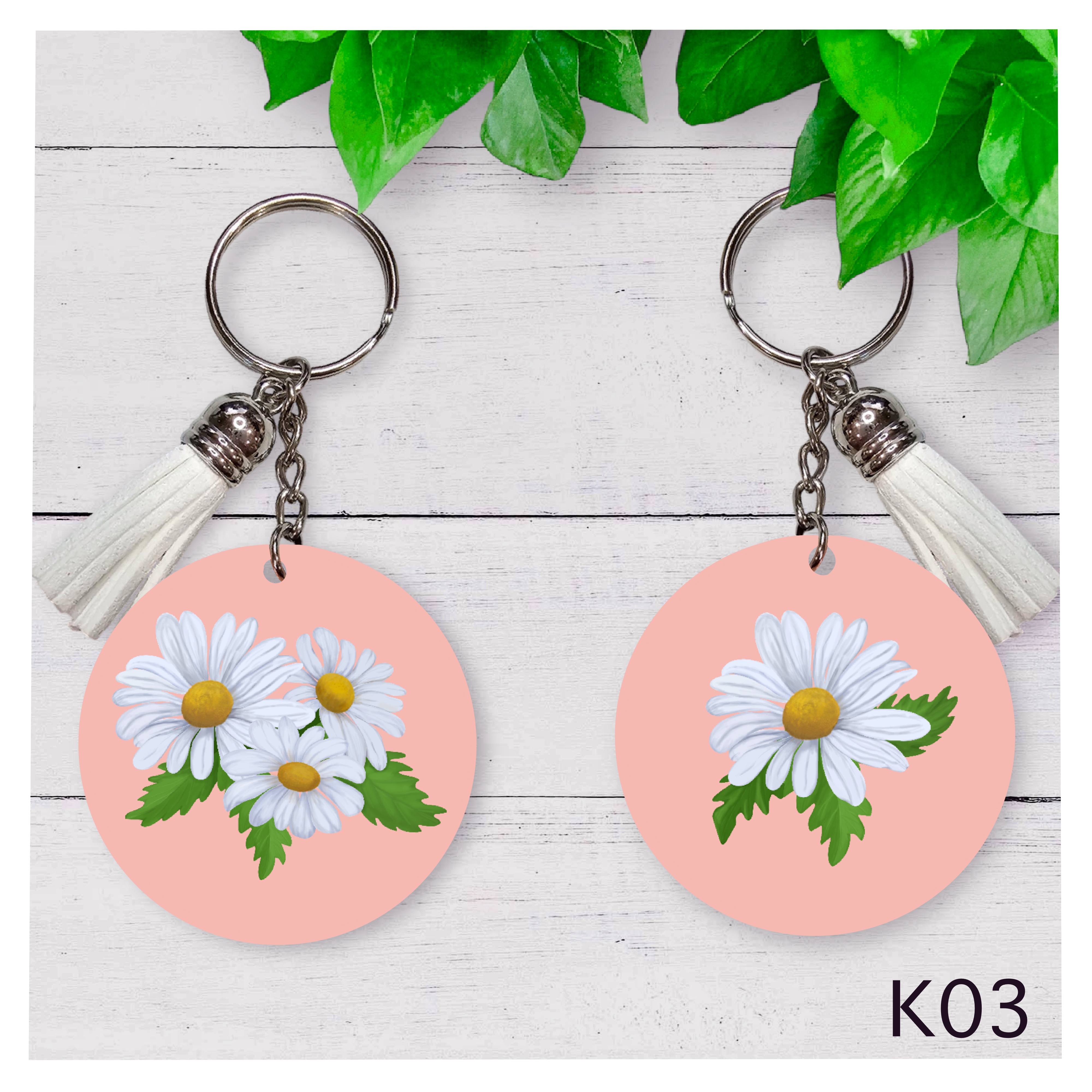 Daisy Keychain