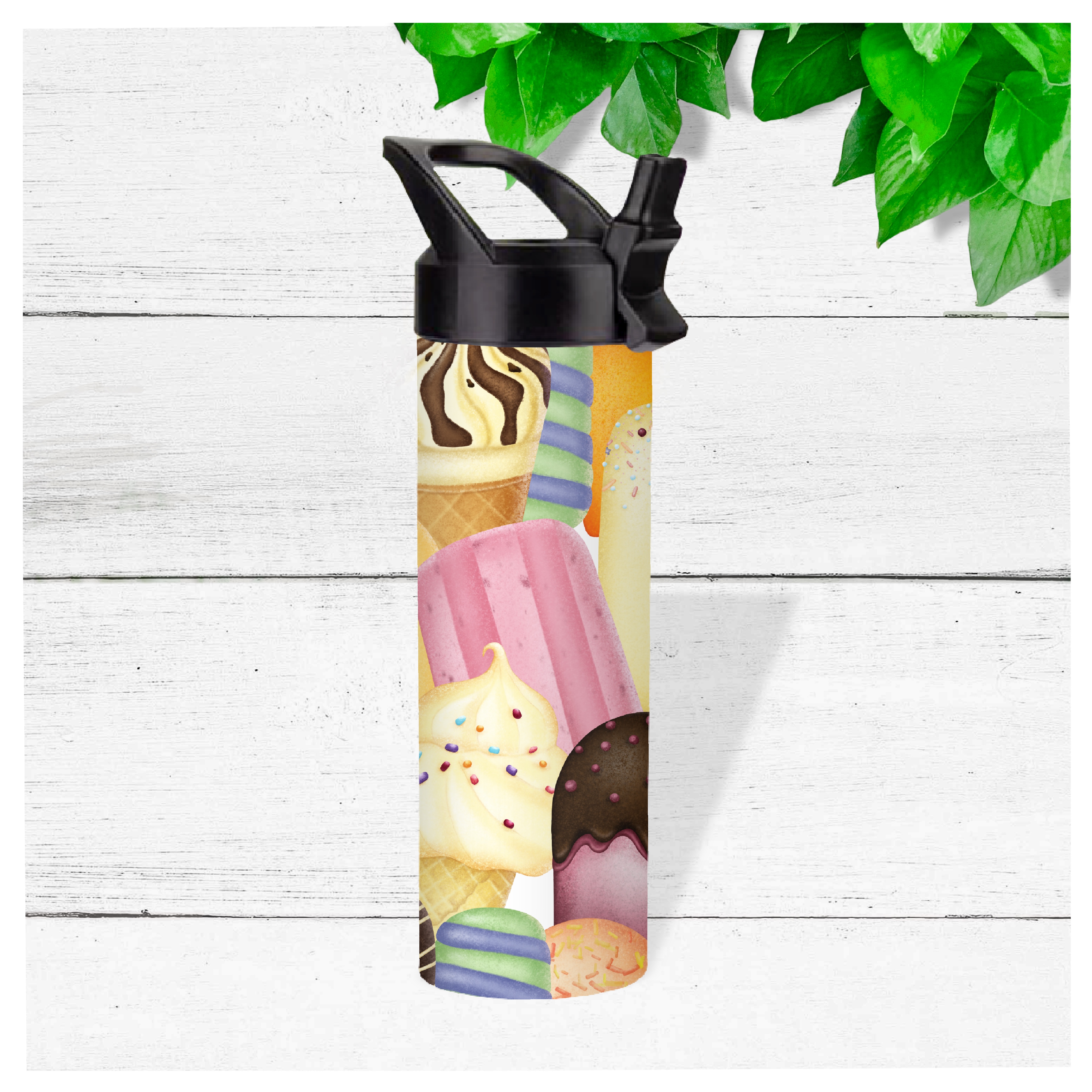 Ice Cream Themed Tumbler