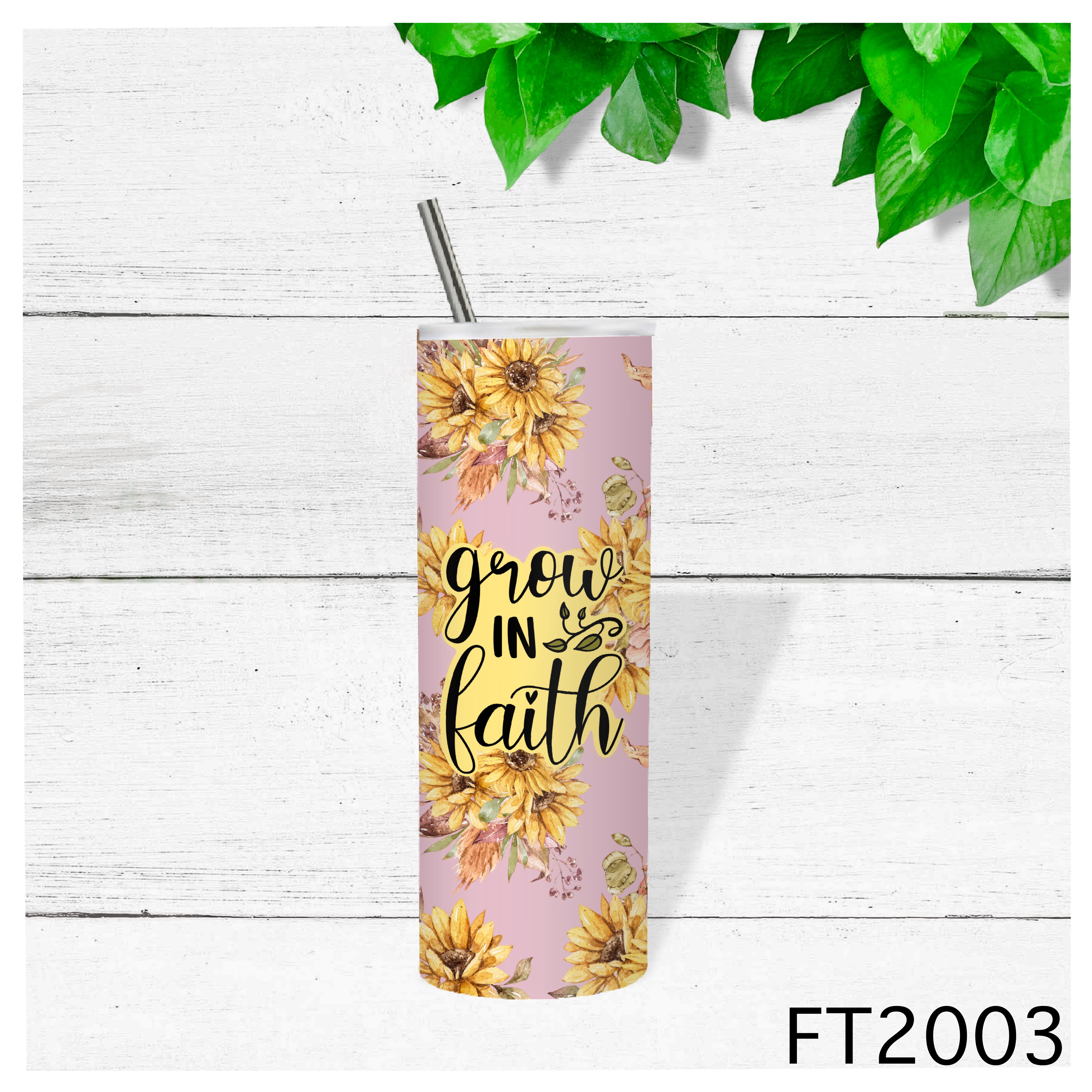 Floral Faith Tumbler