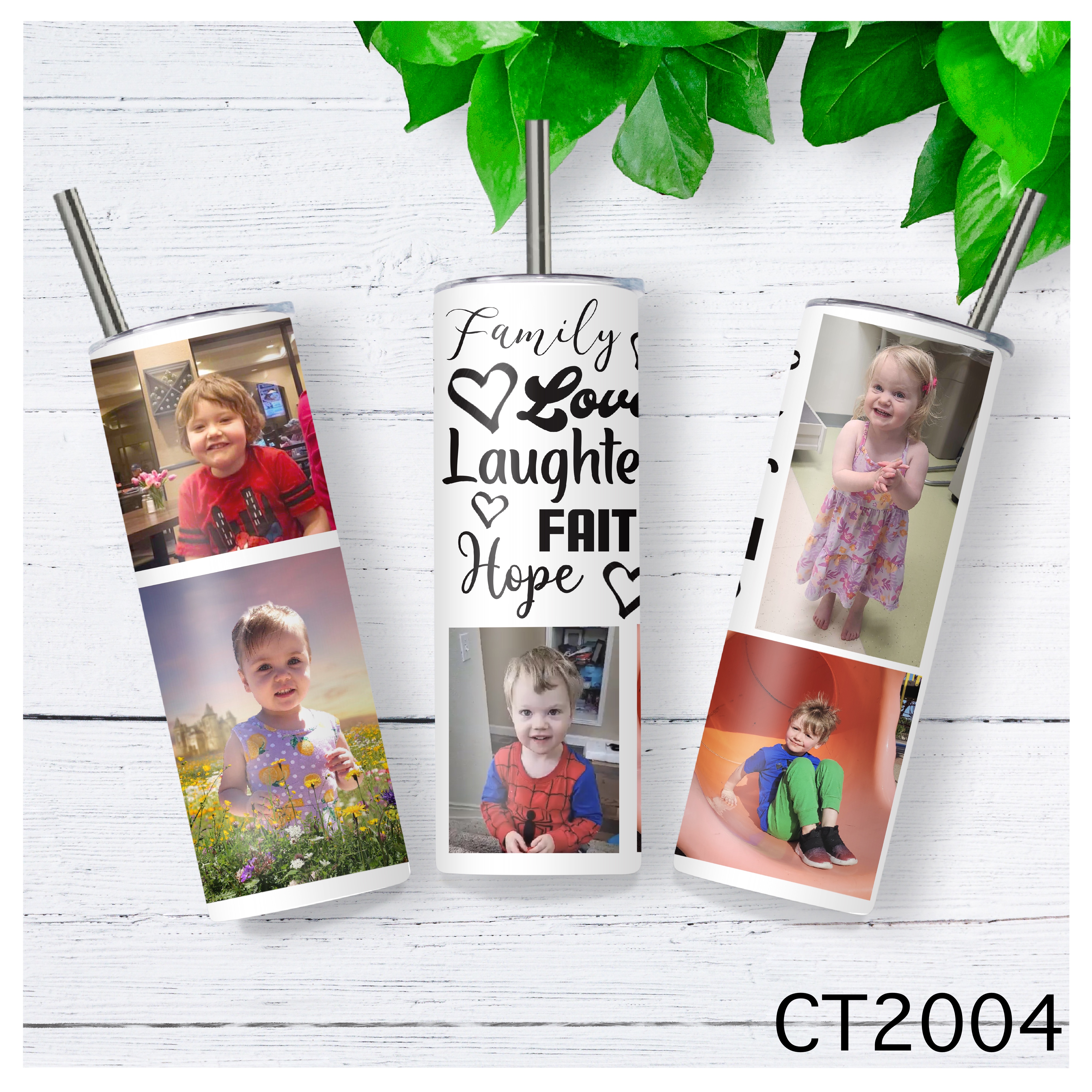 Family Photo Tumbler