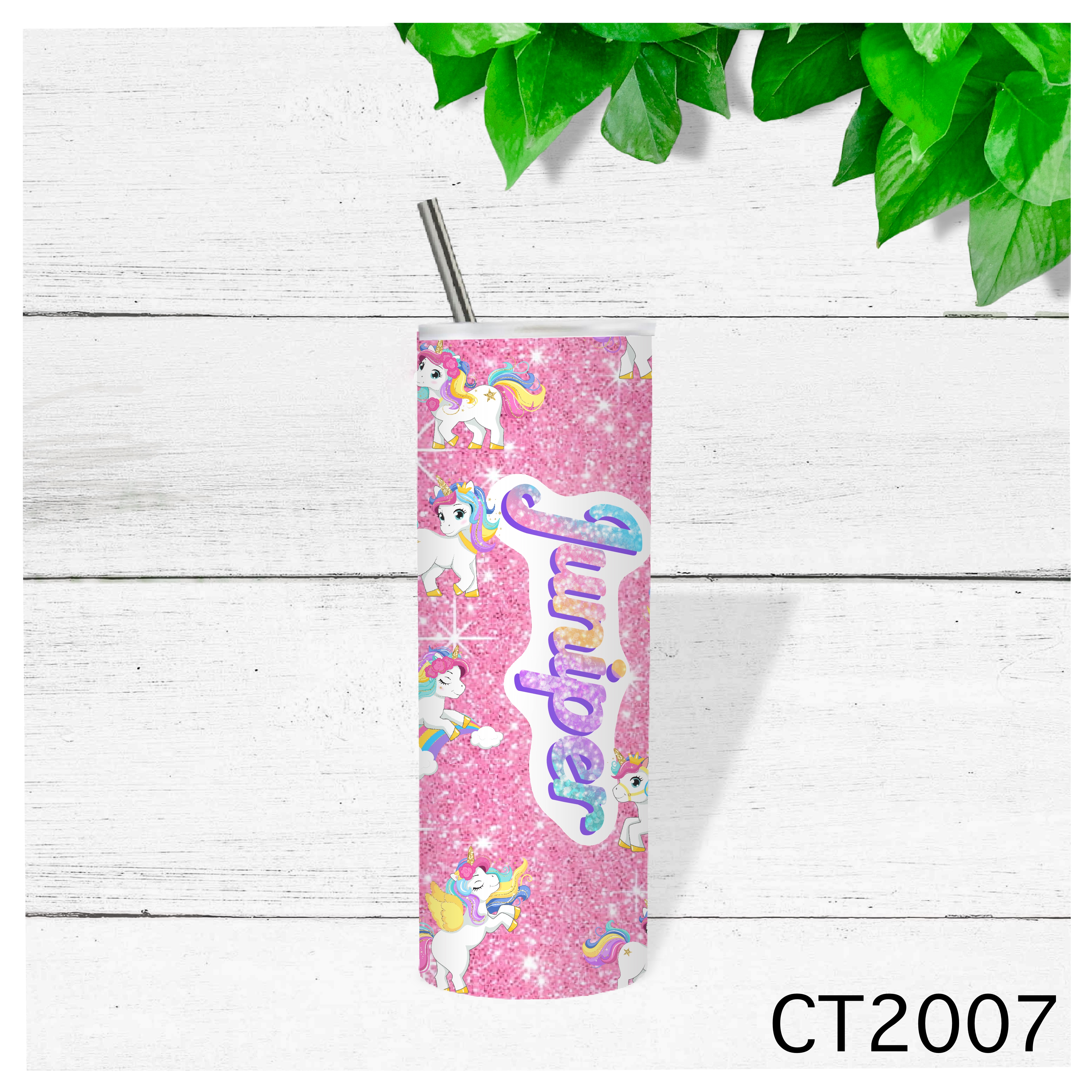Personalized Unicorn Tumbler
