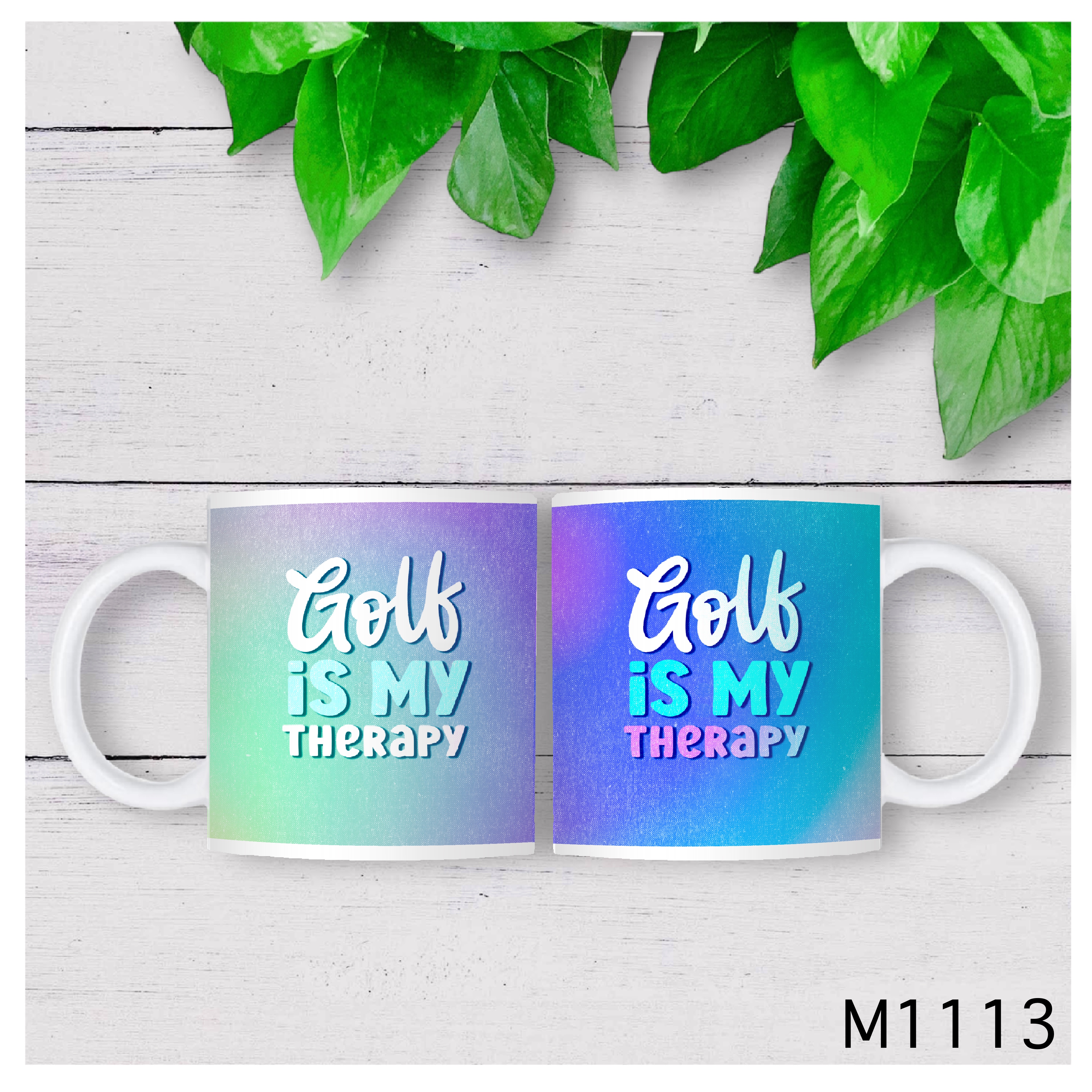 Golf Is My Therapy Mug