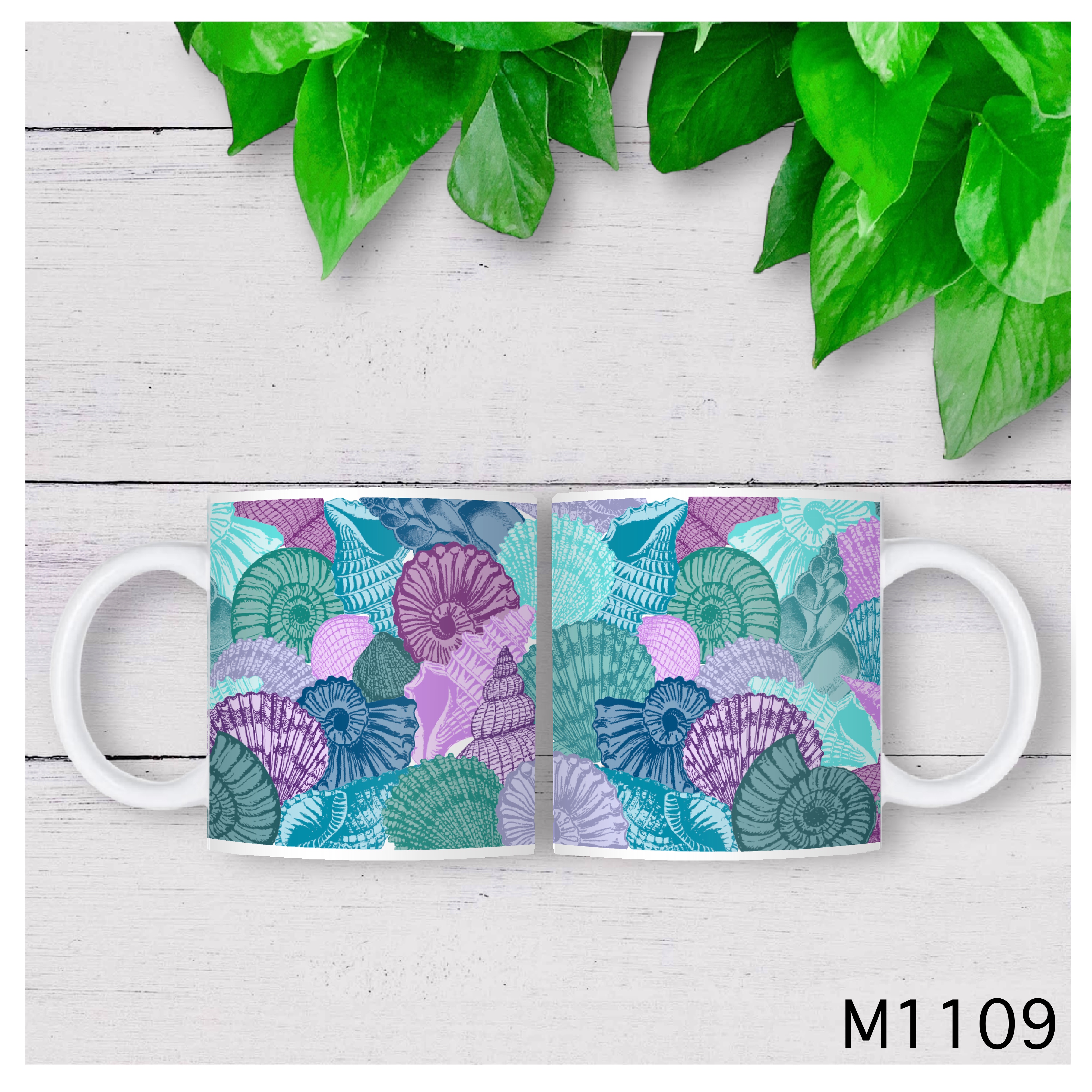 Seashell Pattern Mug