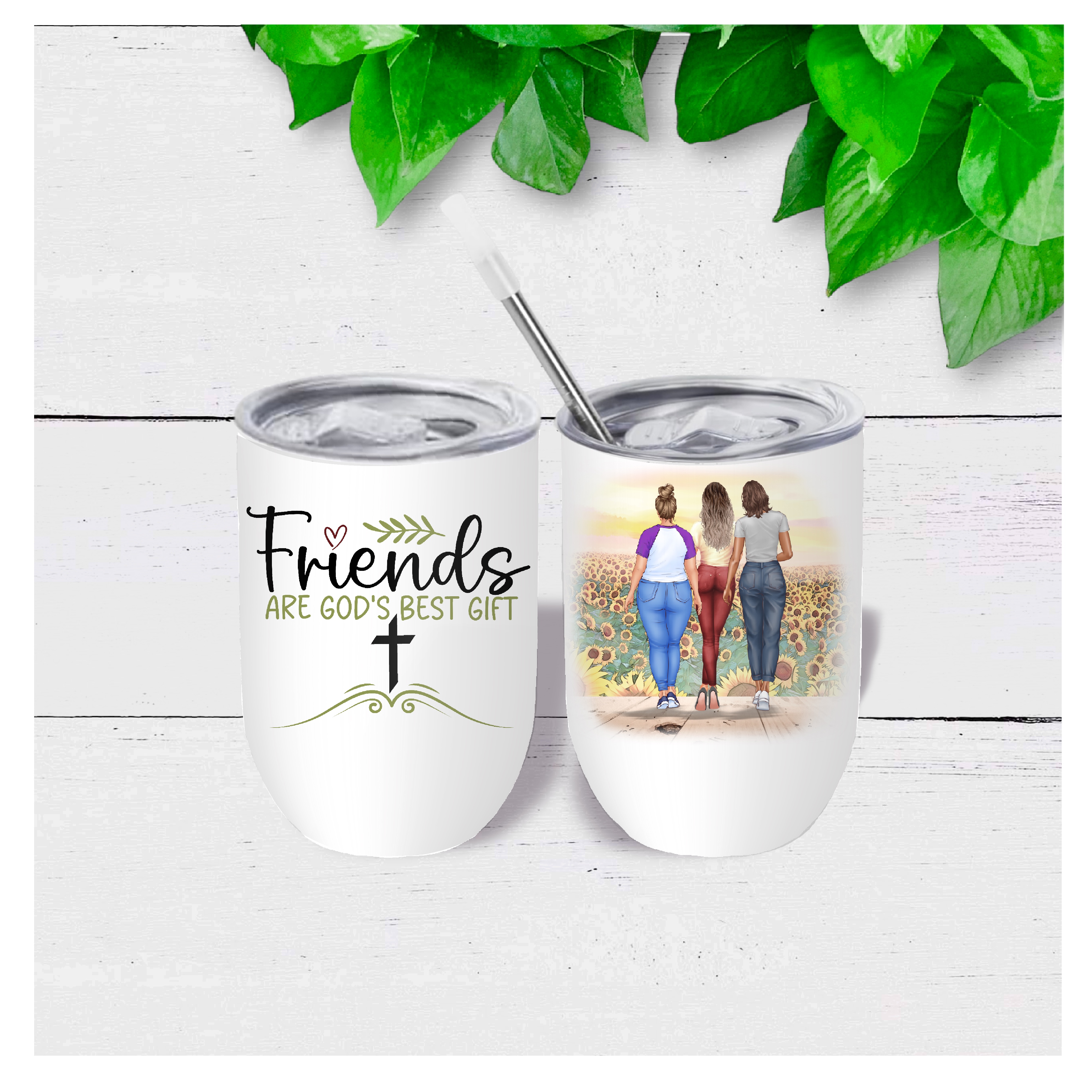 Insulated Friendship Wine Tumbler
