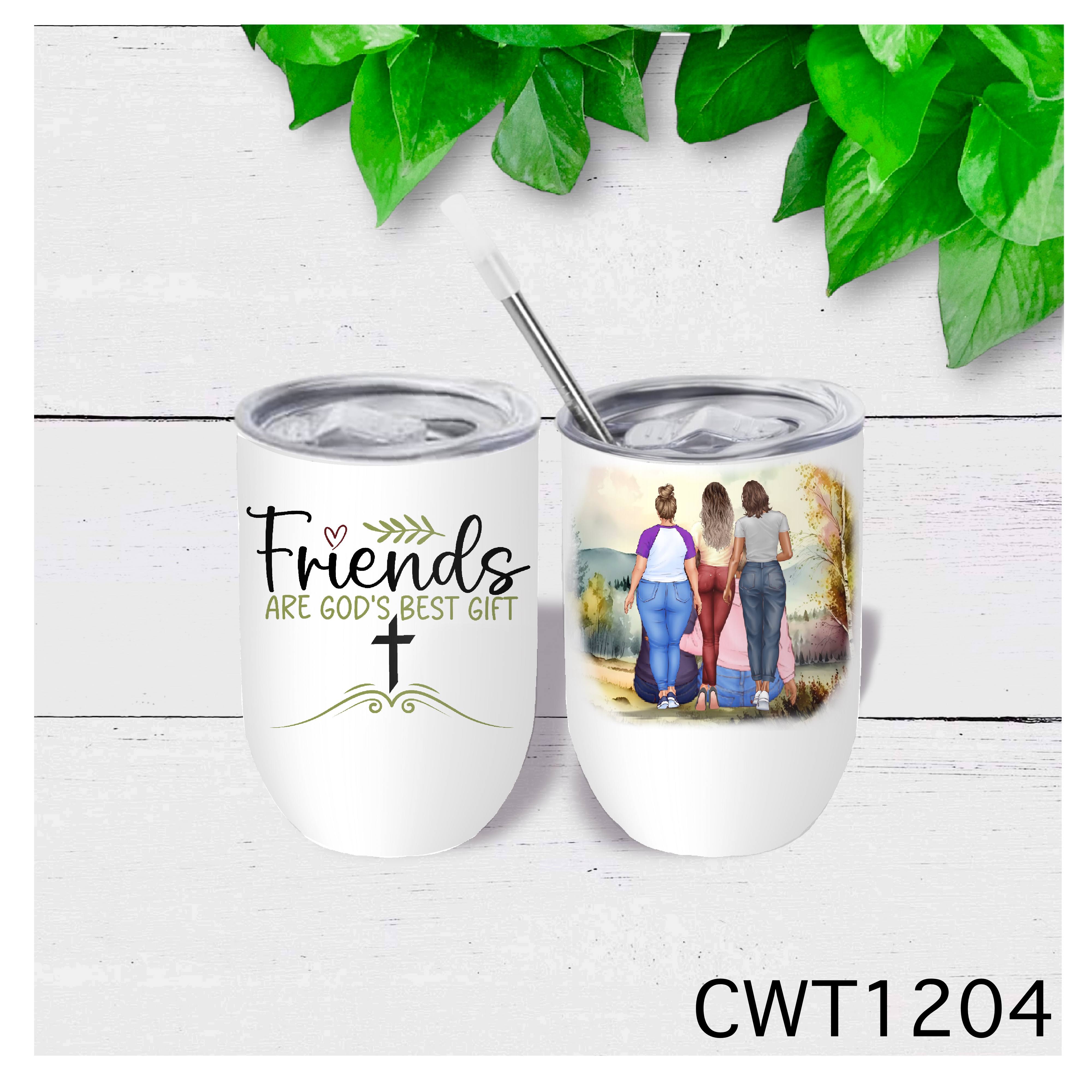Insulated Friendship Wine Tumbler