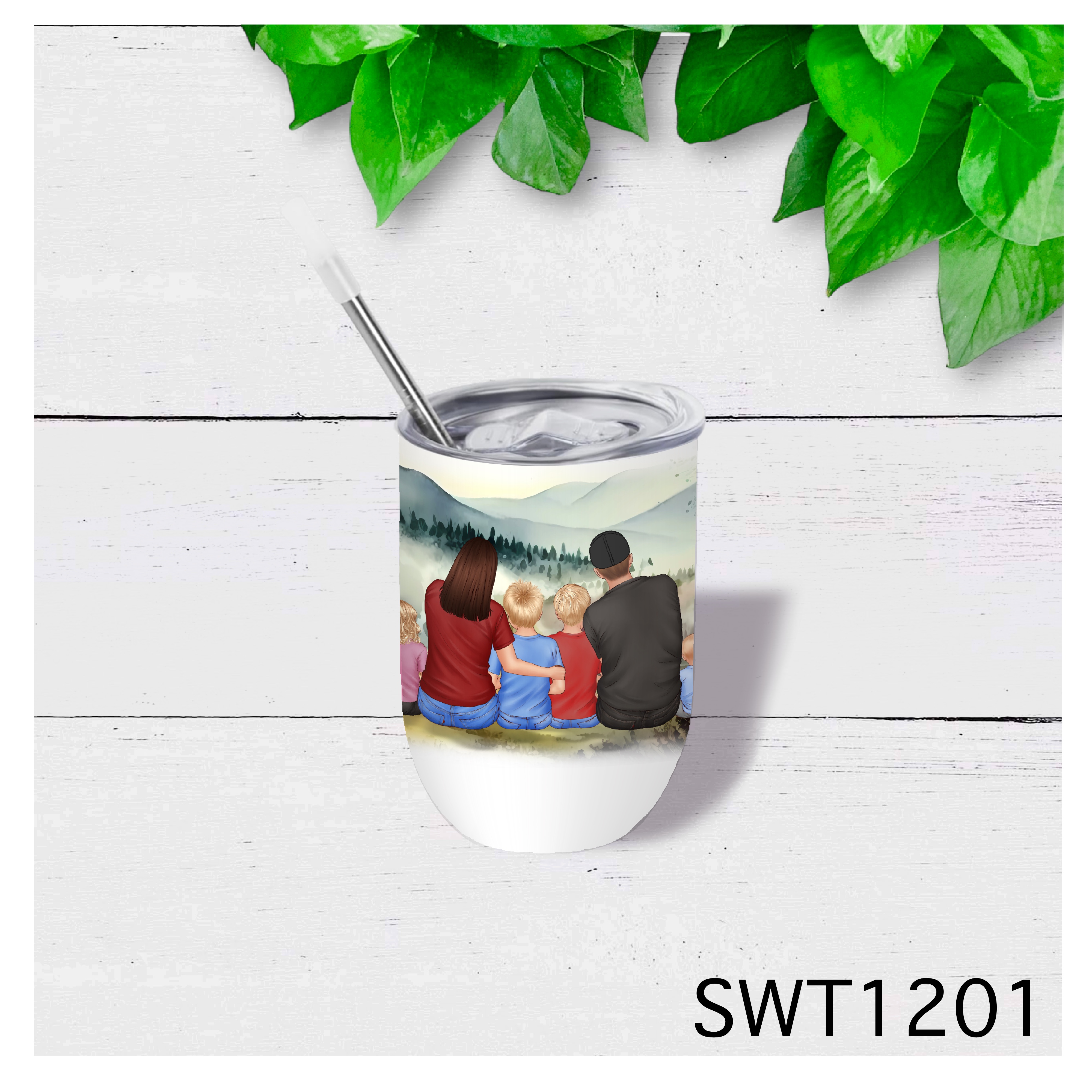 Customizable Family Wine Tumbler