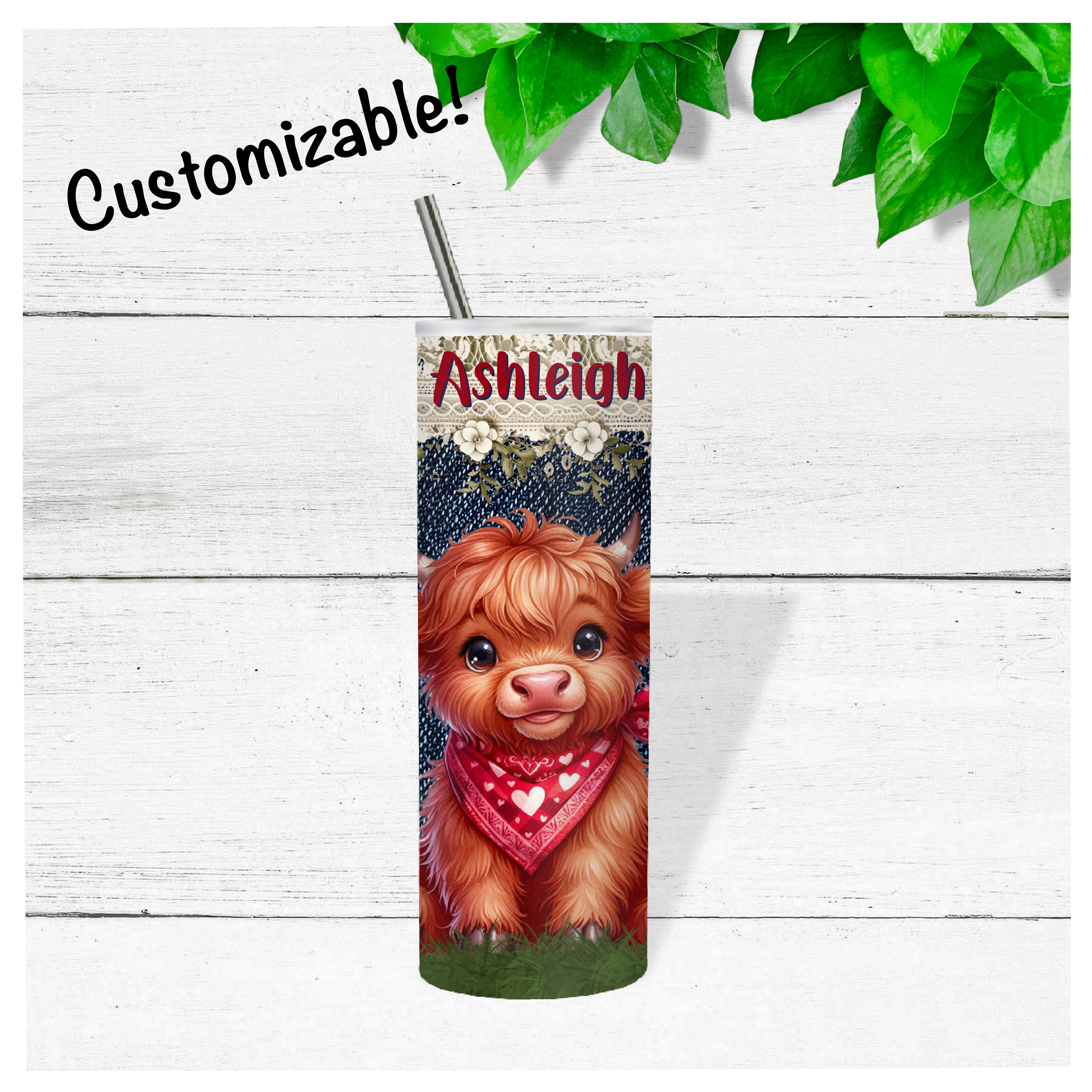 Highland Cow Insulated Tumbler