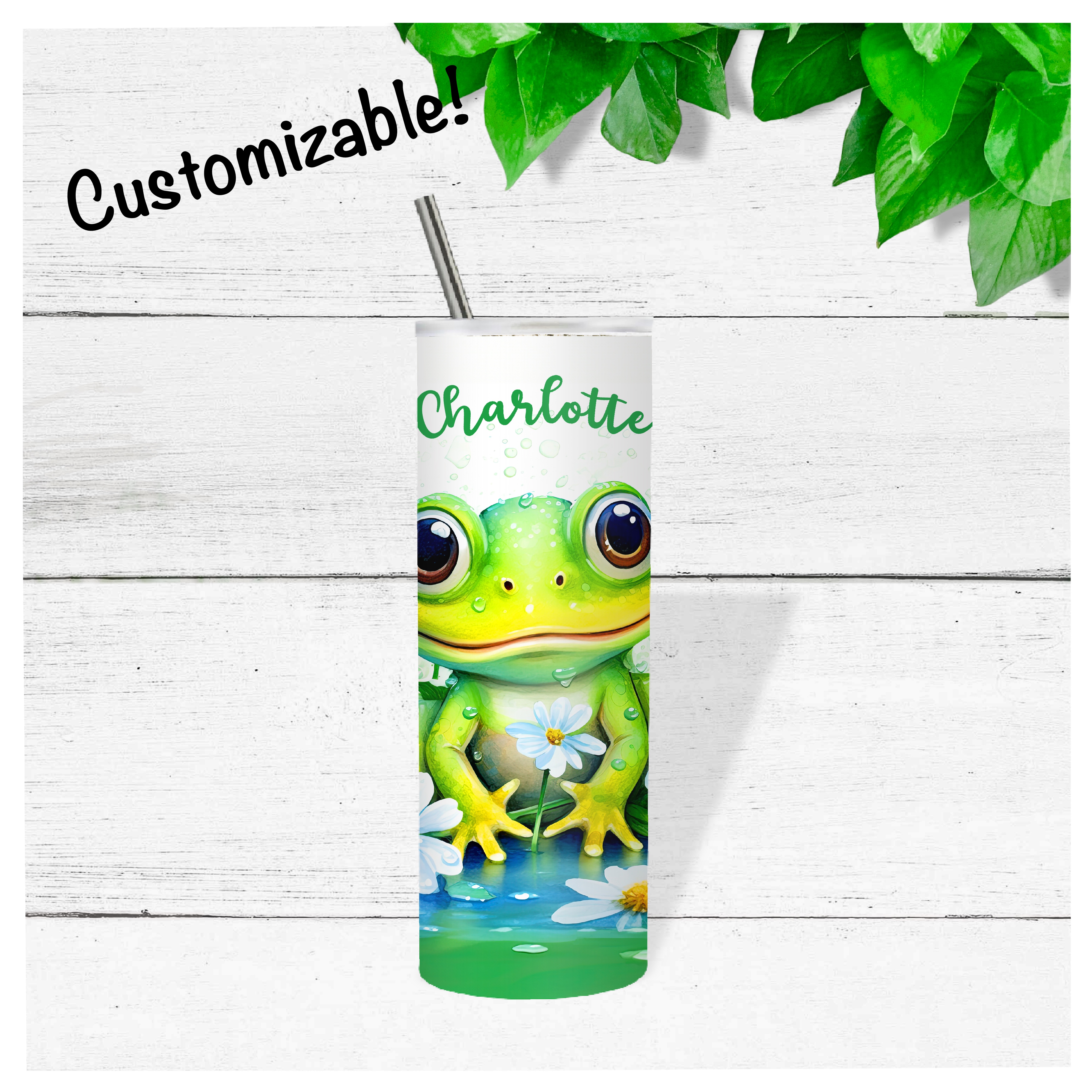 Frog-Themed Insulated Tumbler