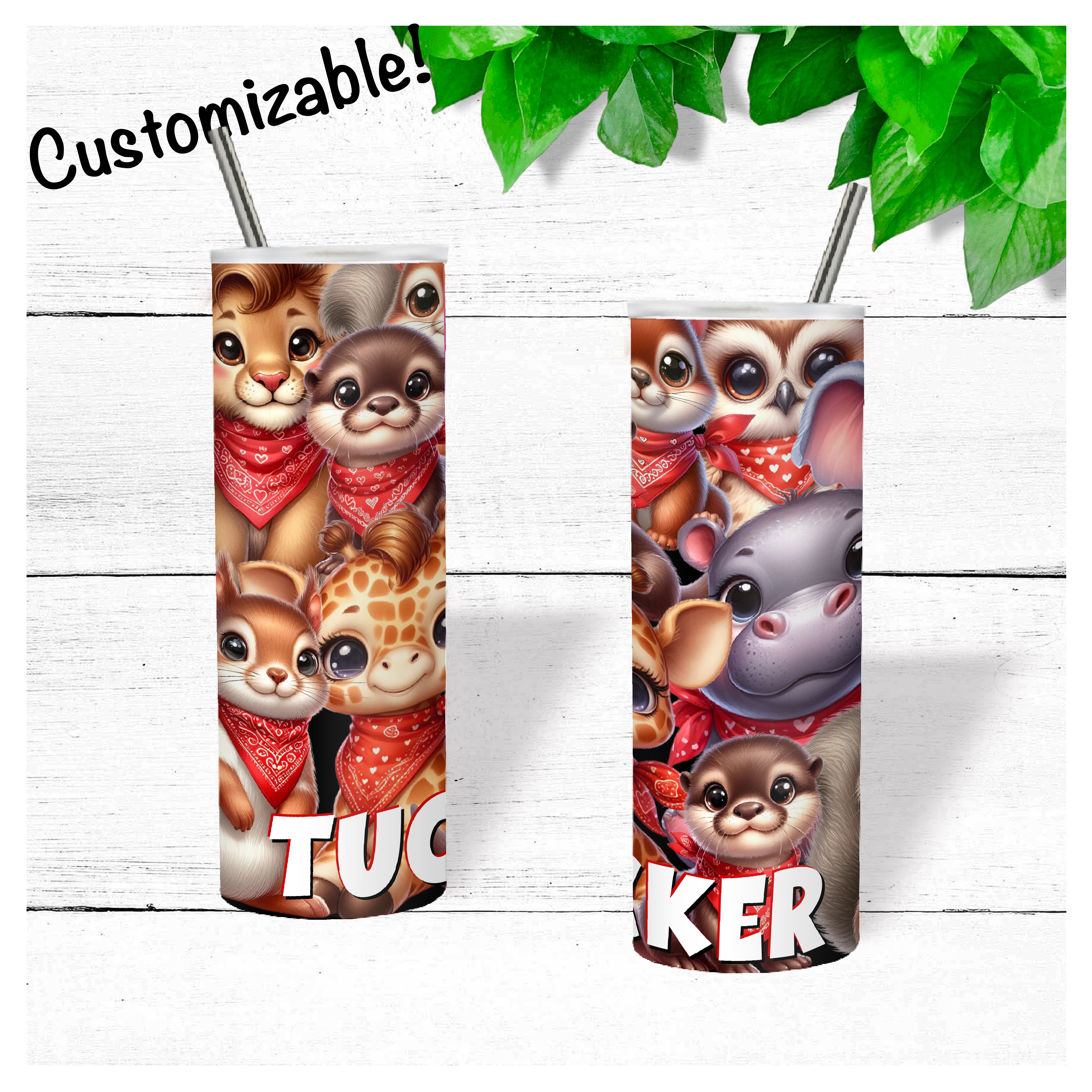 Animal-Themed Insulated Tumbler