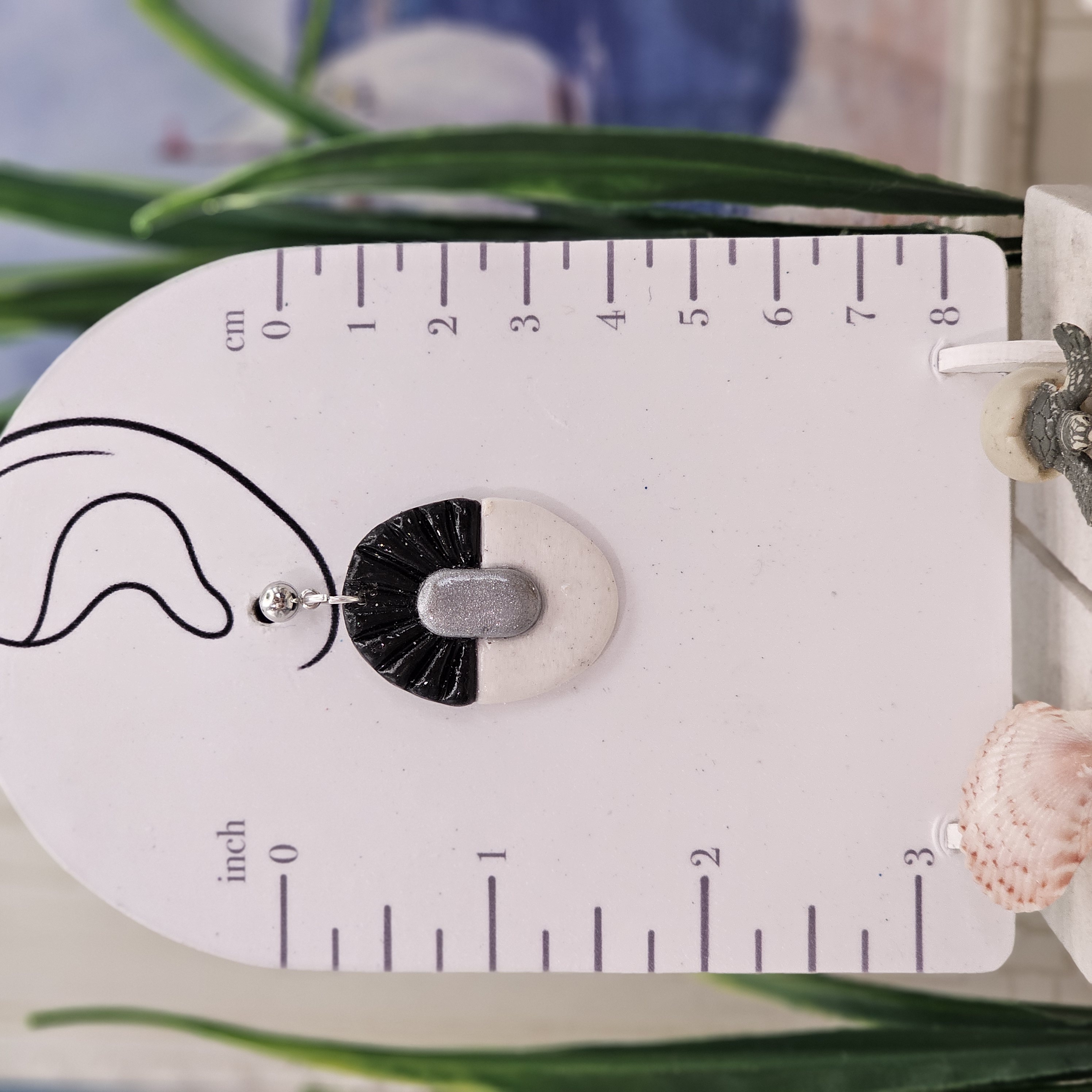 Modern Oval Statement Earrings