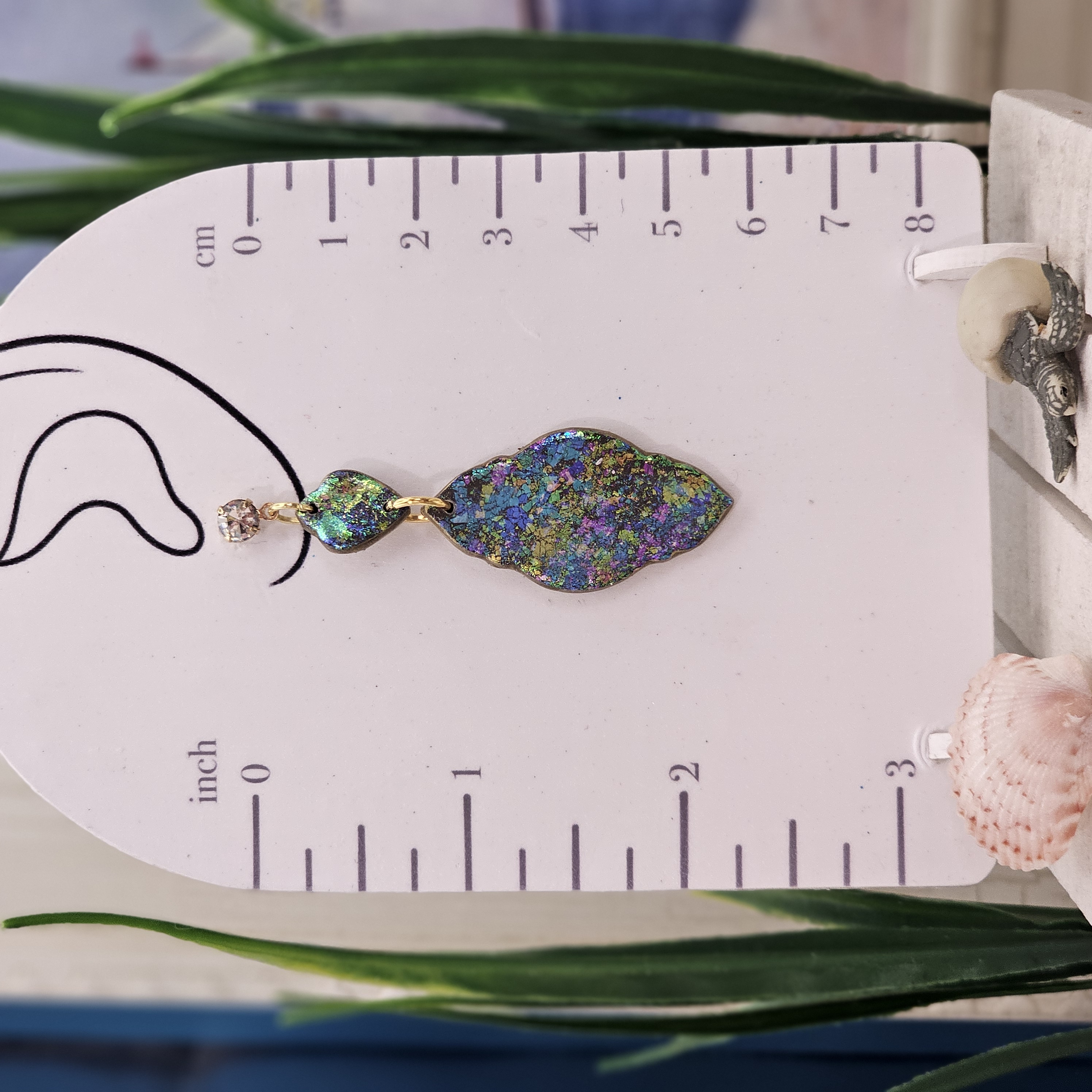 Iridescent Statement Earrings