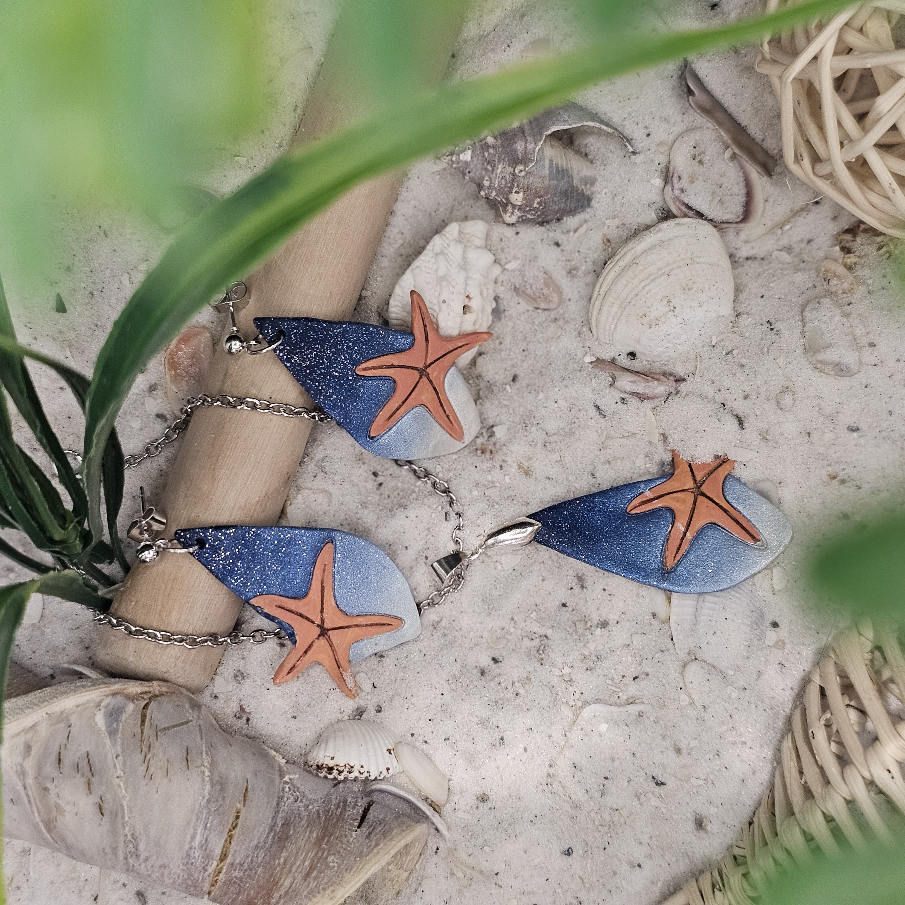 Starfish Ocean Jewelry Set