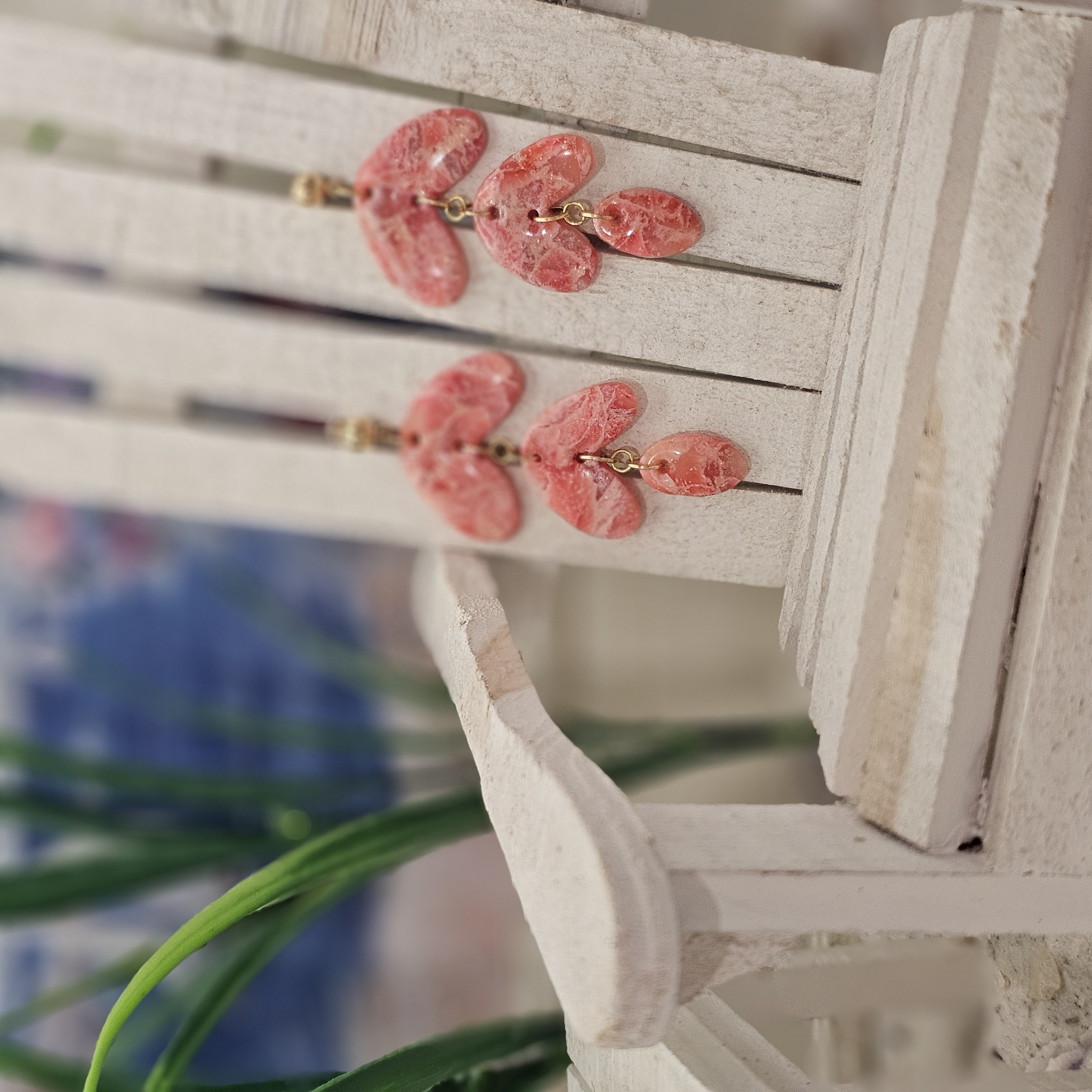 Coral Crush Polymer Clay Earrings Collection