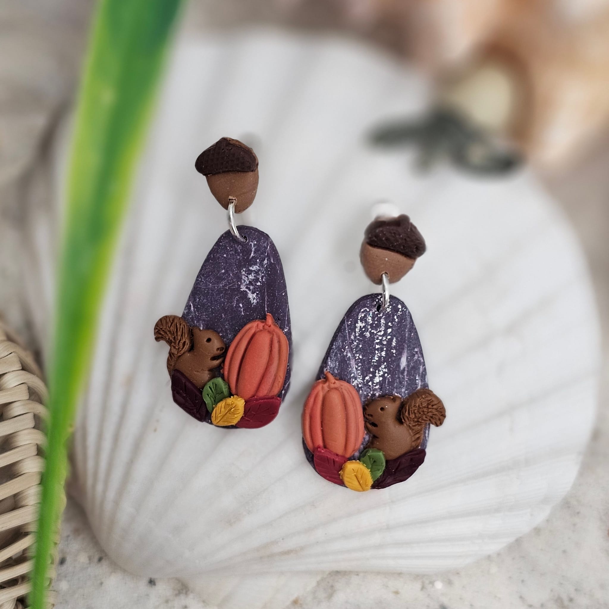 Fall Harvest Collection – Polymer Clay Earrings