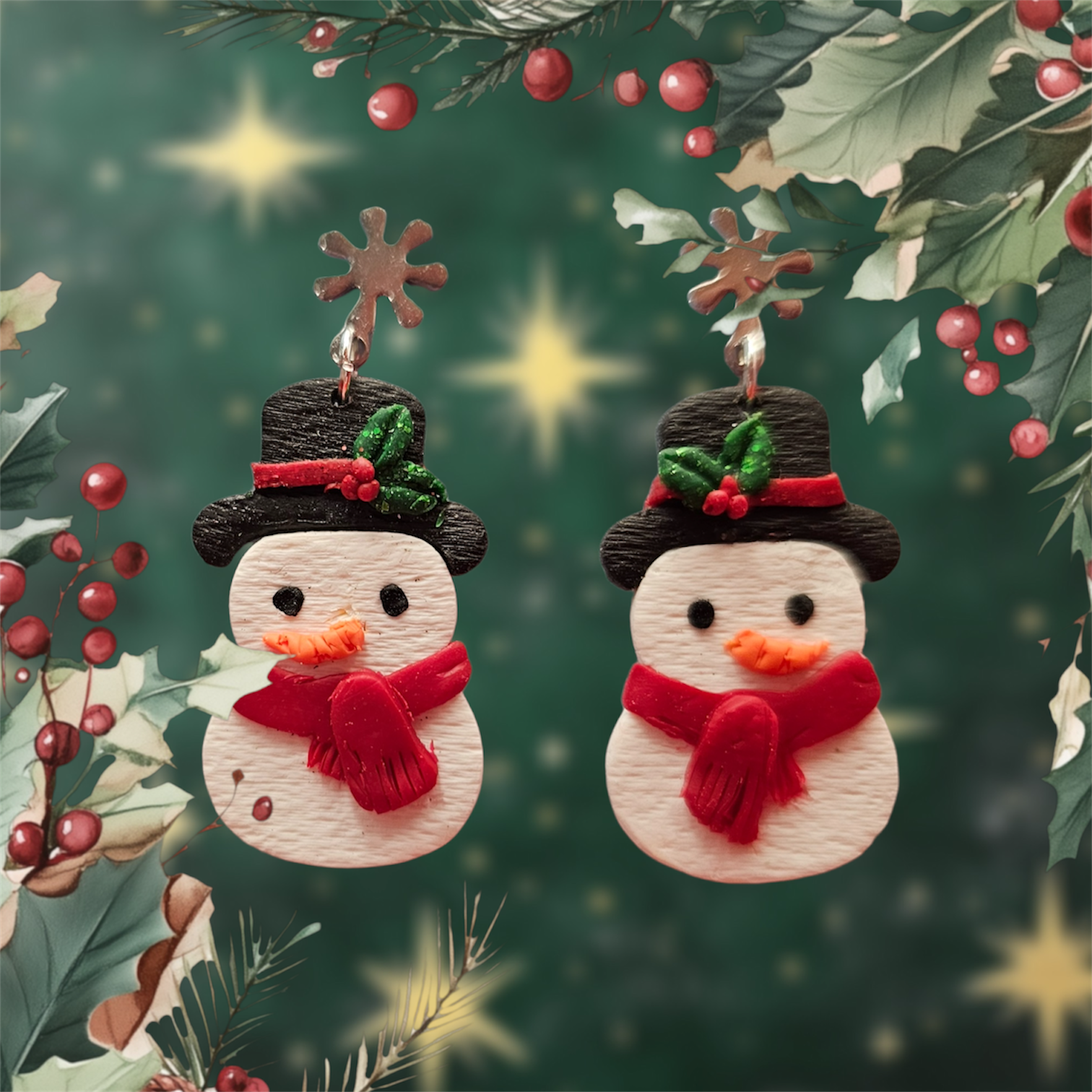 Classic Christmas Earrings