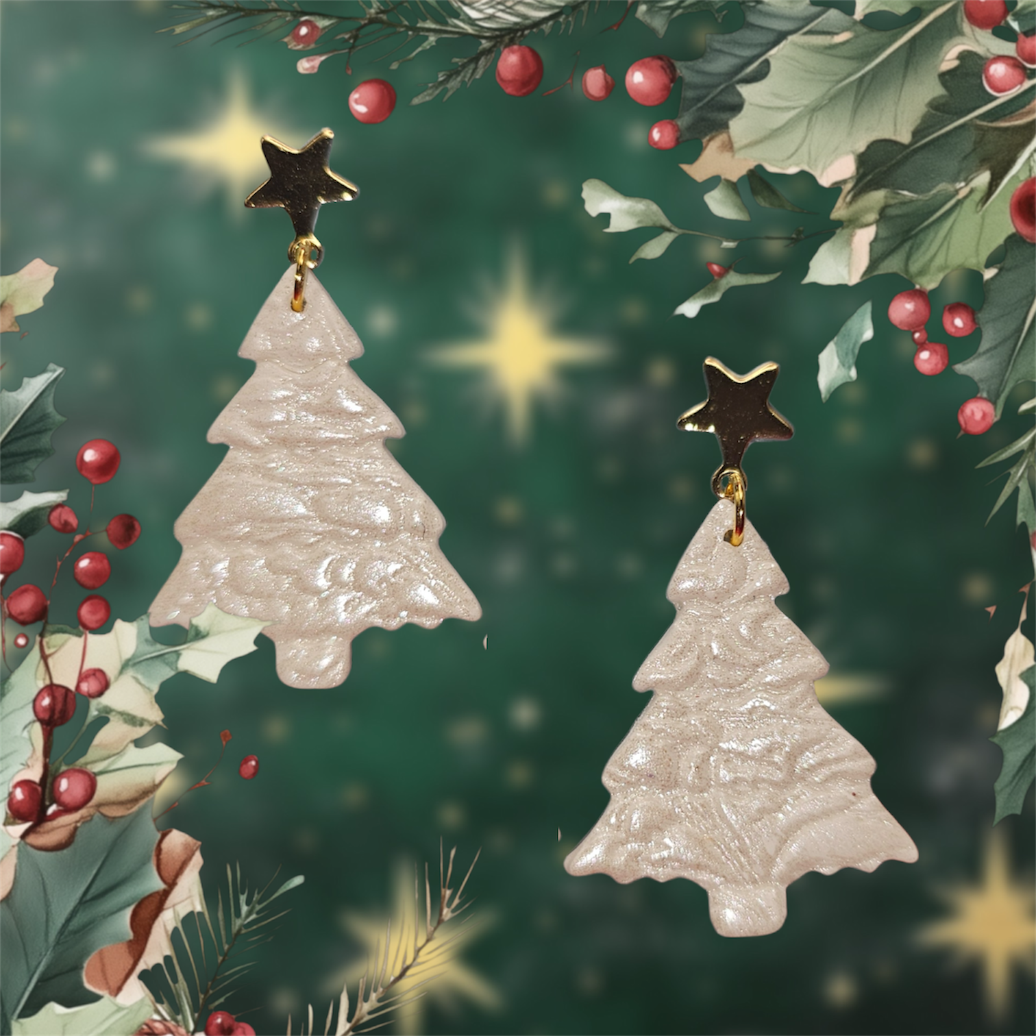 Elegant Christmas Earrings