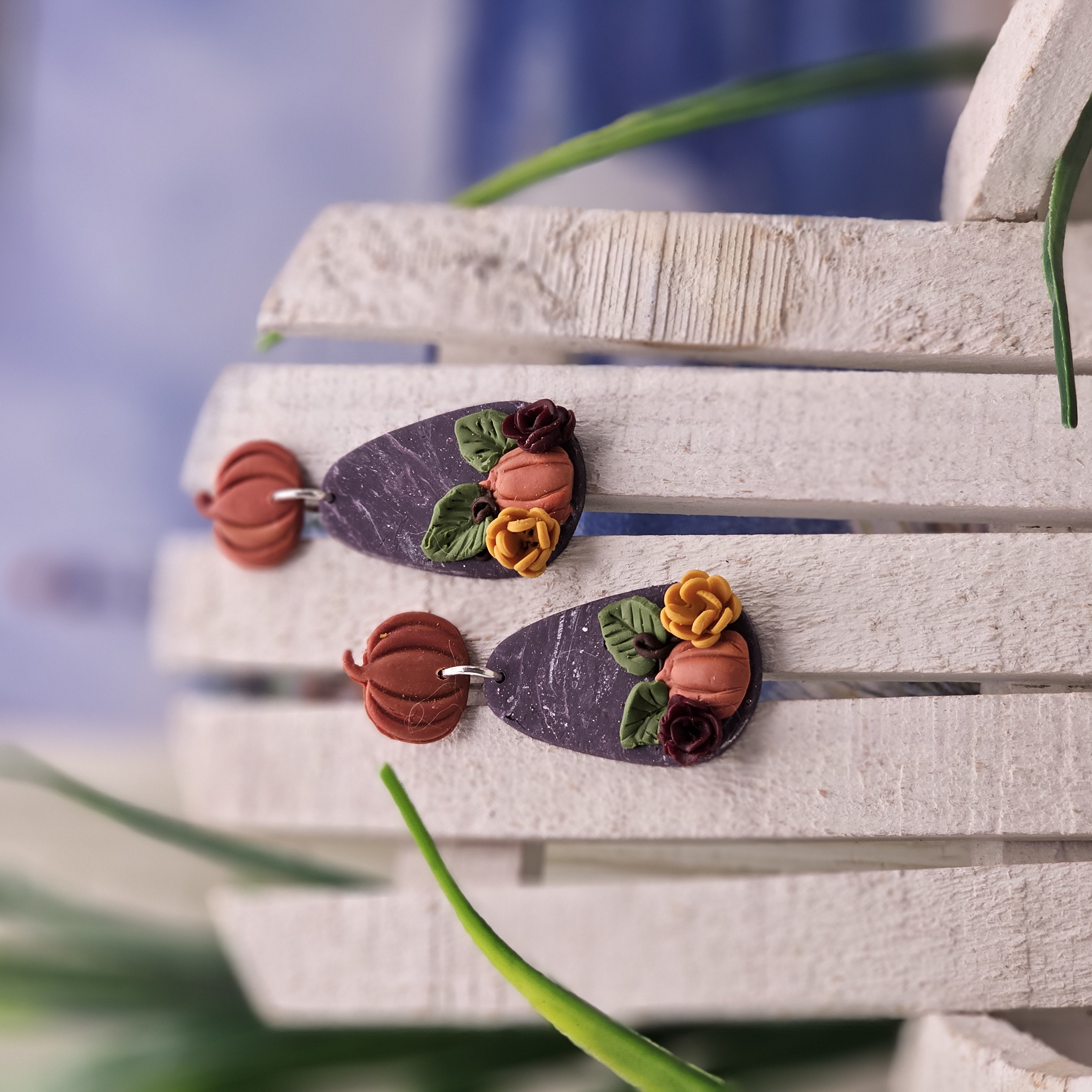Fall Harvest Collection – Polymer Clay Earrings