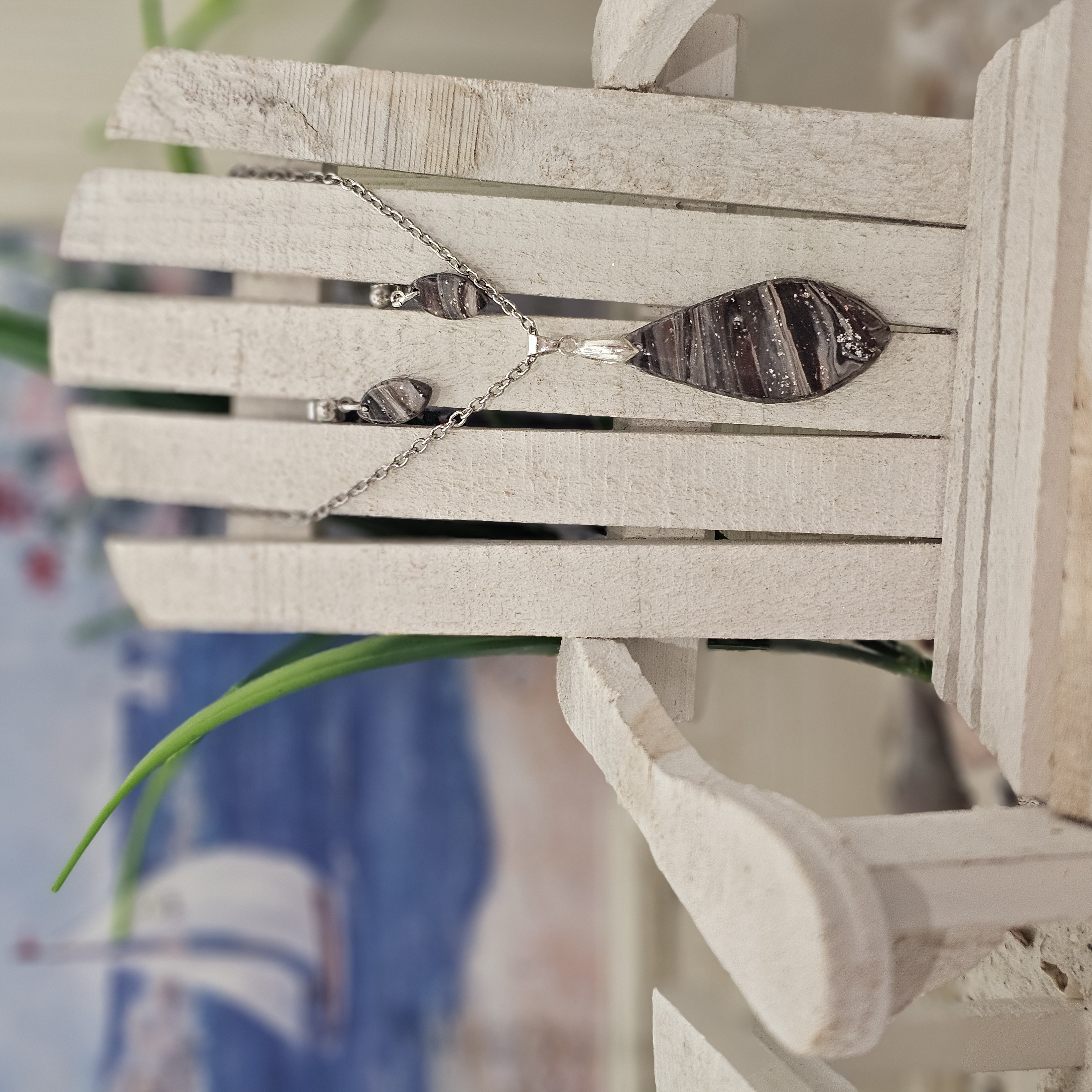 Granite Glow Polymer Clay Jewelry Collection