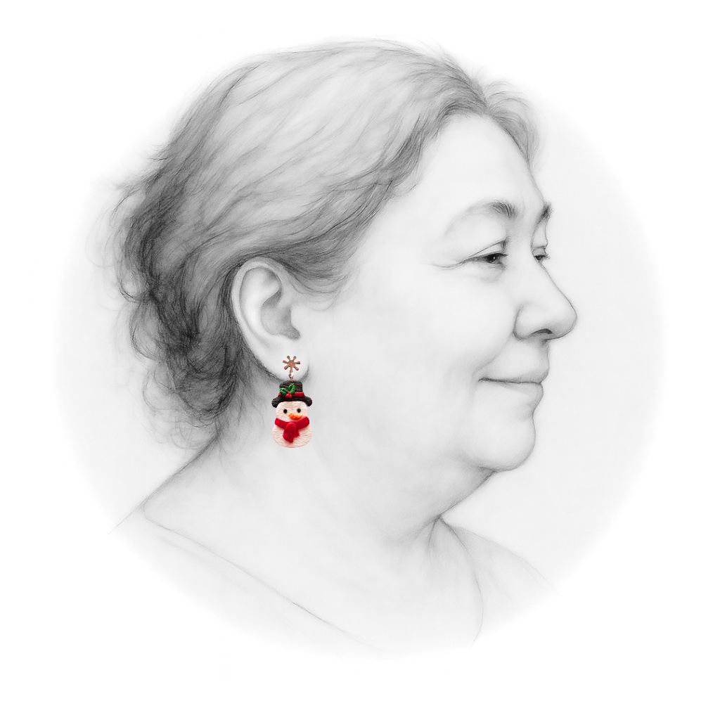 Classic Christmas Earrings