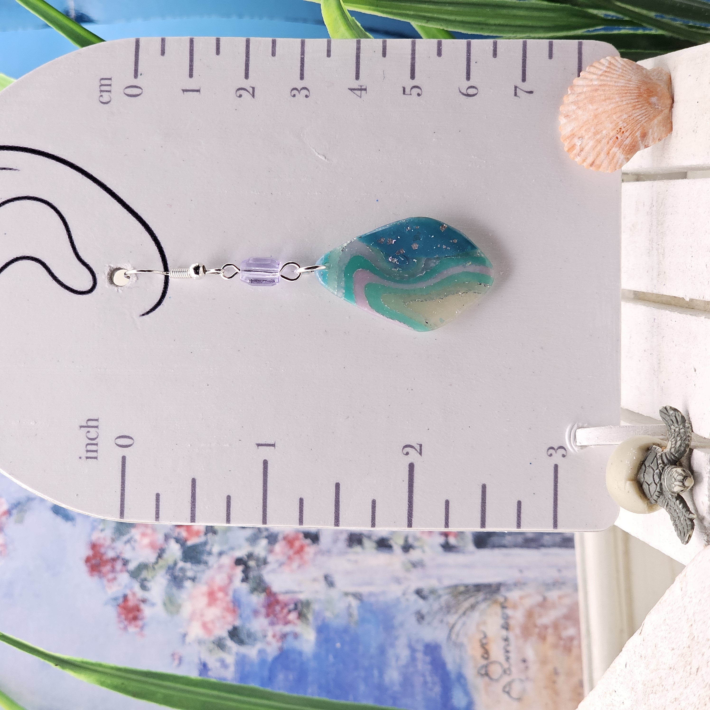 Ocean Mist Polymer Clay Jewelry Collection