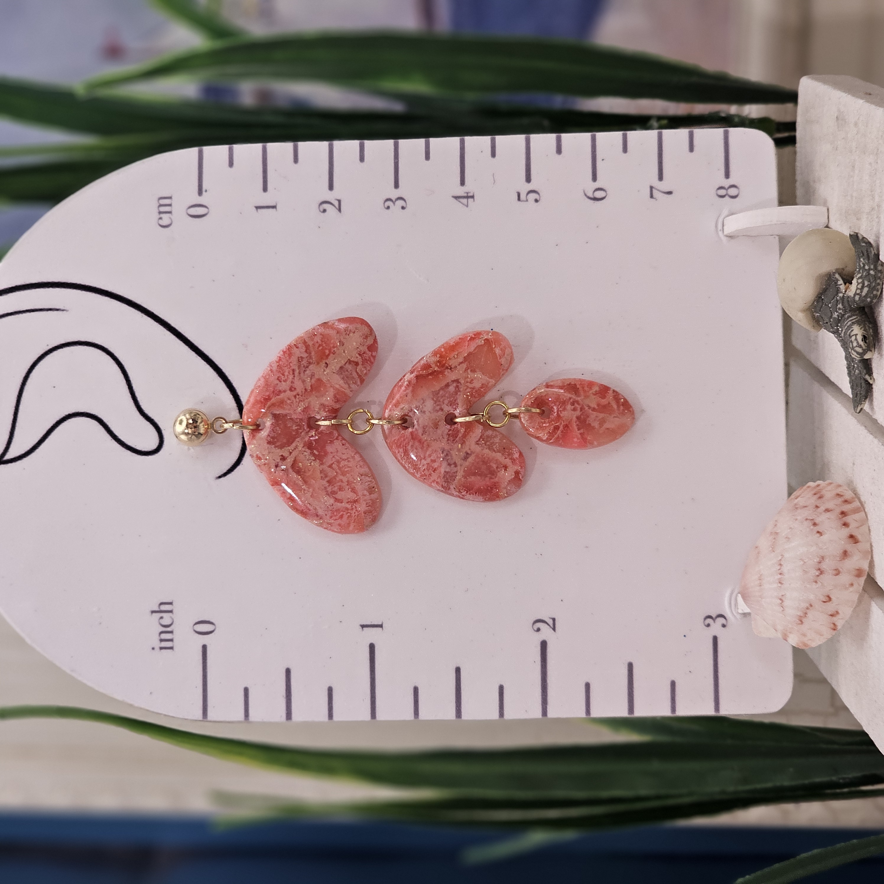 Coral Crush Polymer Clay Earrings Collection