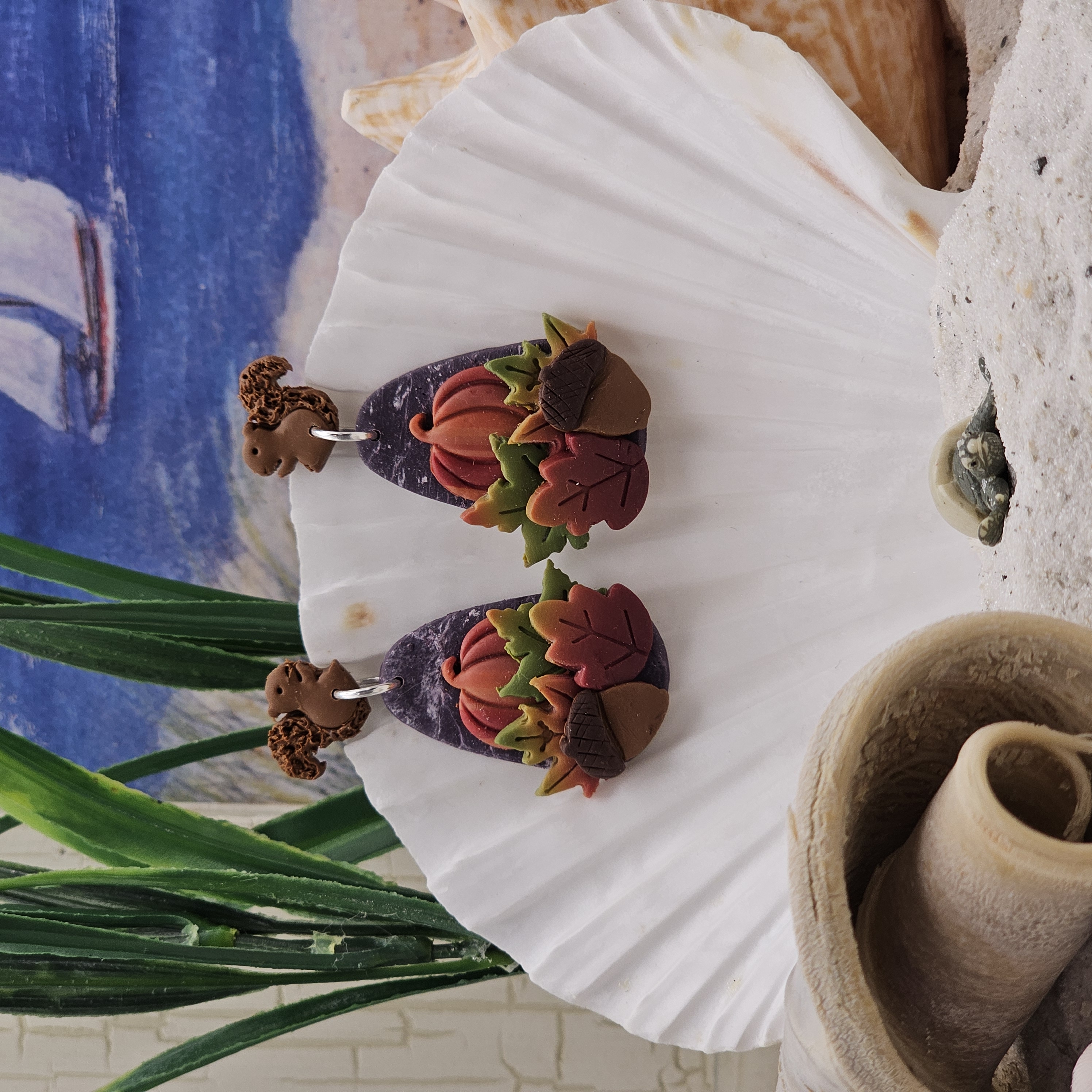 Fall Harvest Collection – Polymer Clay Earrings