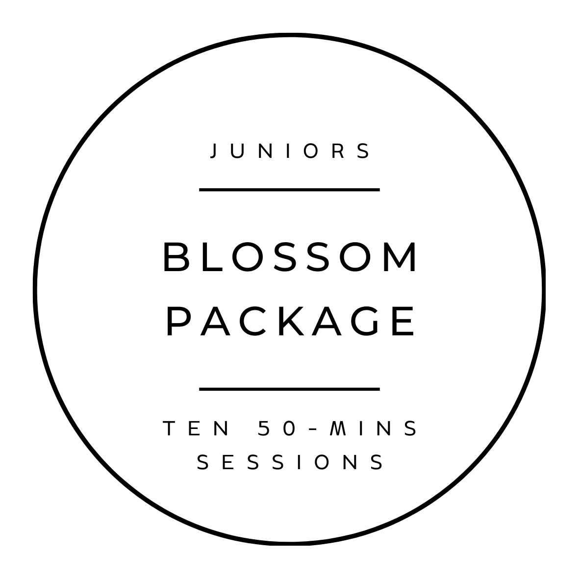 Juniors Blossom Pkg - Ten 50-minute sessions