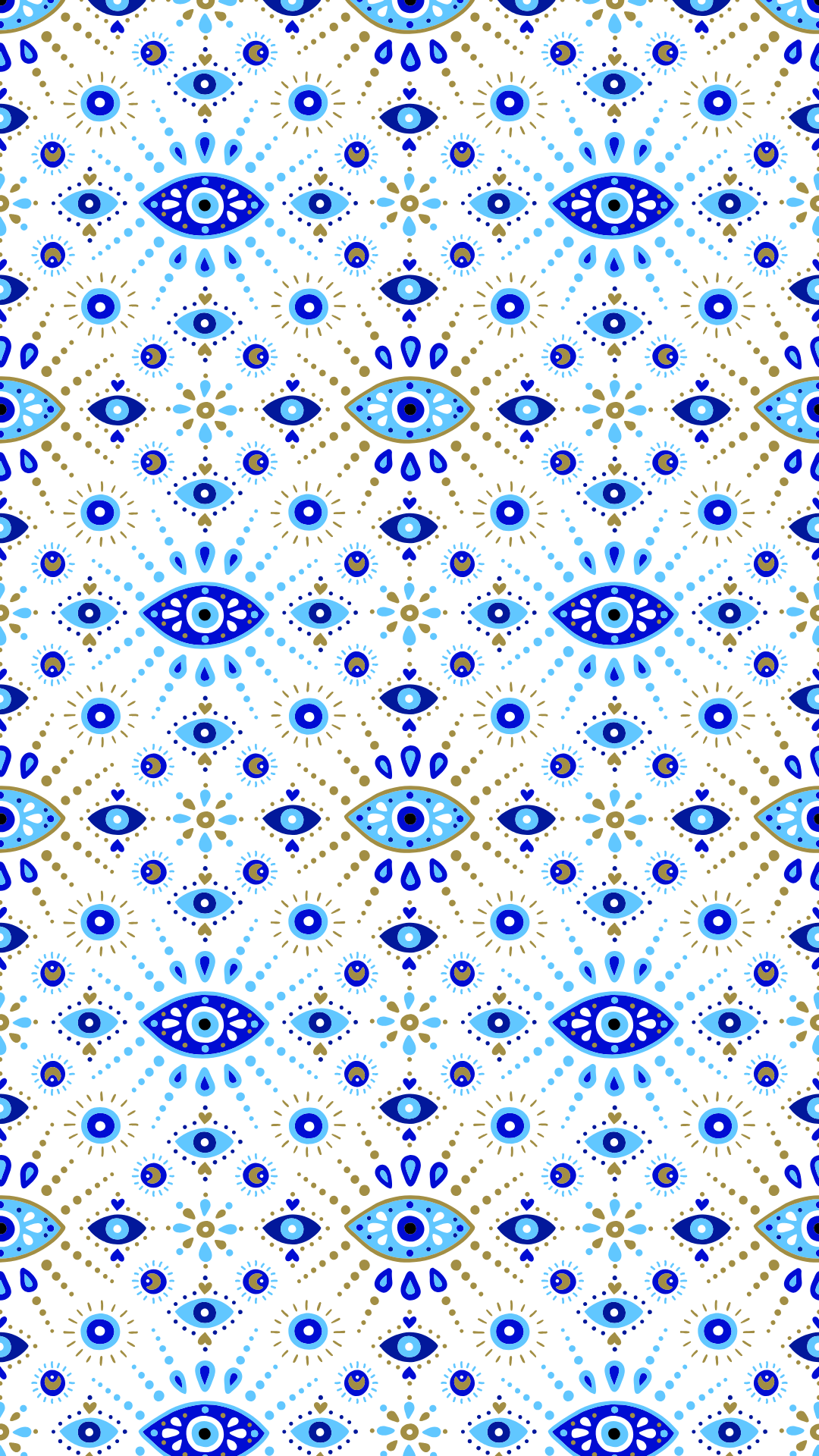 Evil Eye Pattern Wallpaper