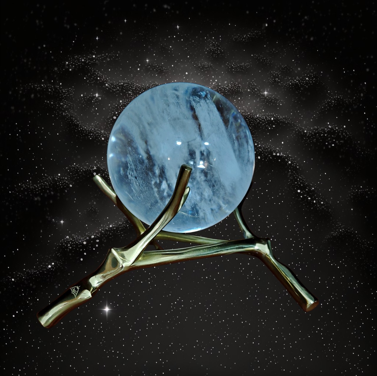 Tree Branches Brass Display Stand For Crystal Balls
