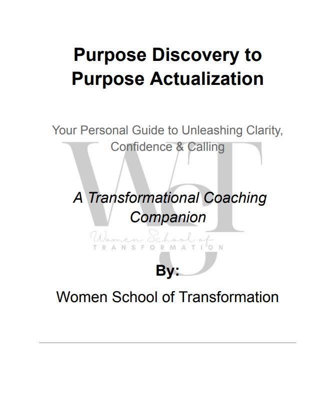 Purpose Discovery to Purpose Actualization