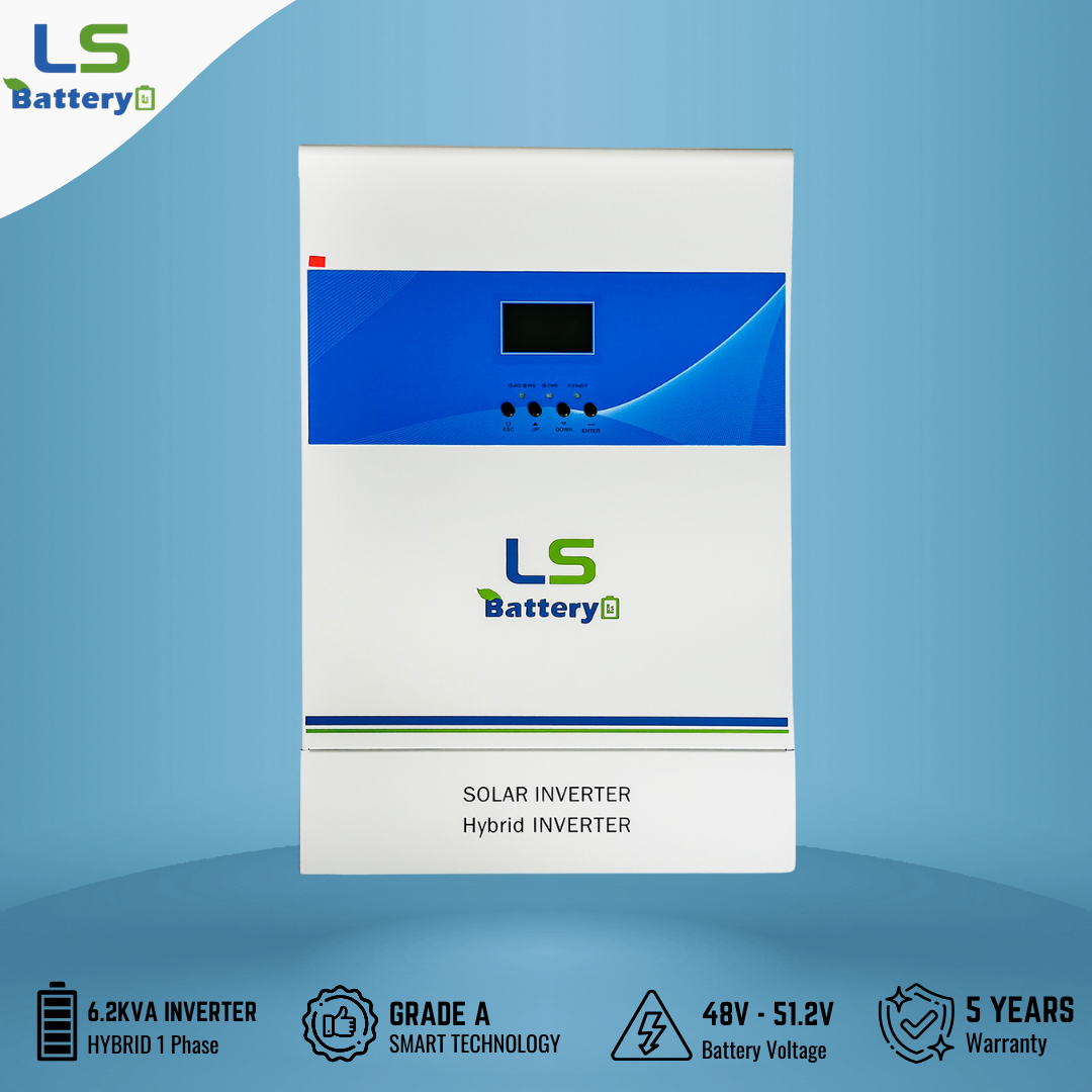 Wall Mounting 6.2KVA Hybrid Inverter
