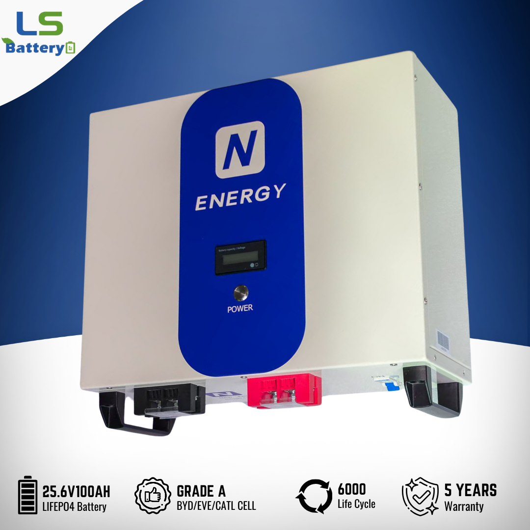 WALL MOUNTING 25.6V100AH