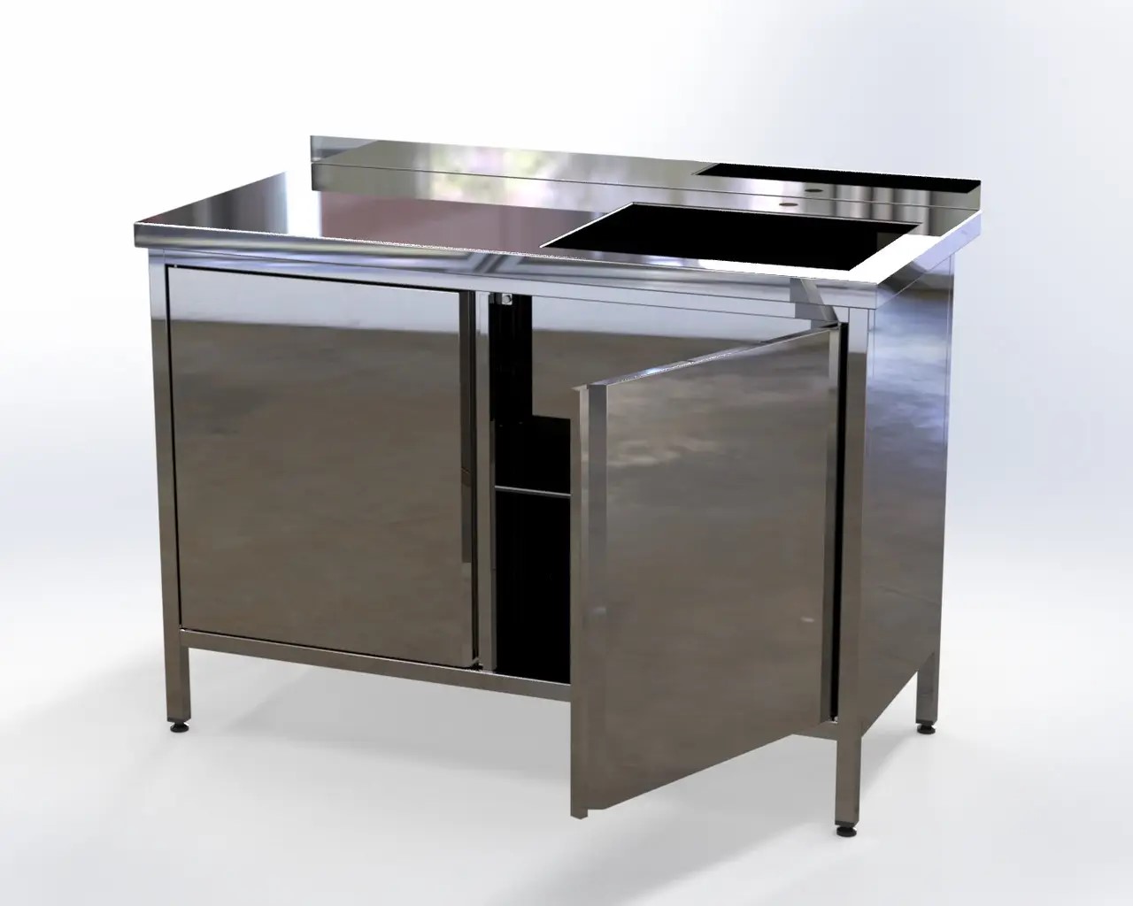 Stół-szafka przemysłowa