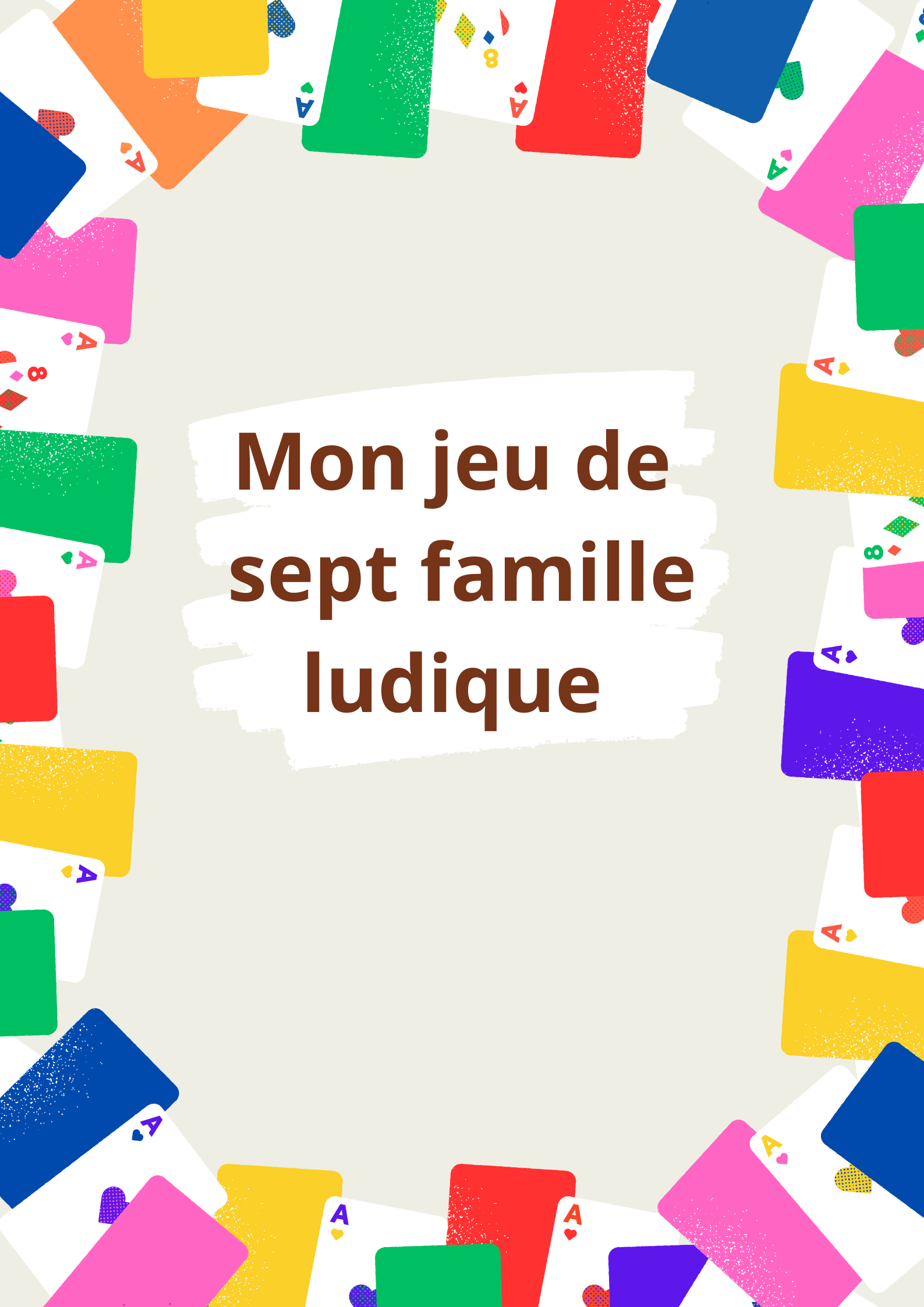 Jeux de 7 familles éducatif