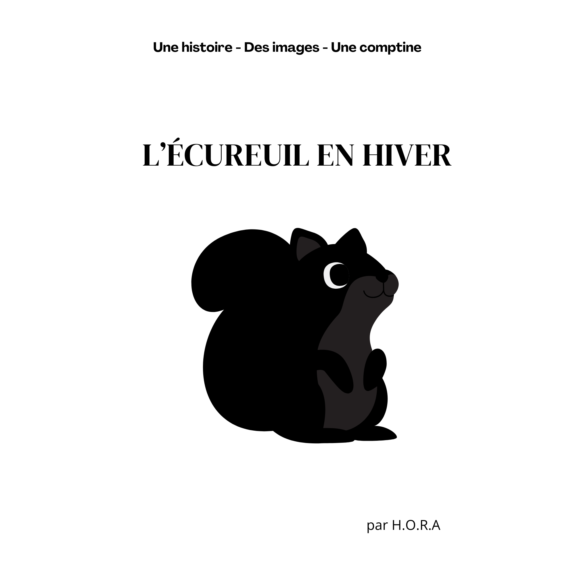 l'écureuil en hiver