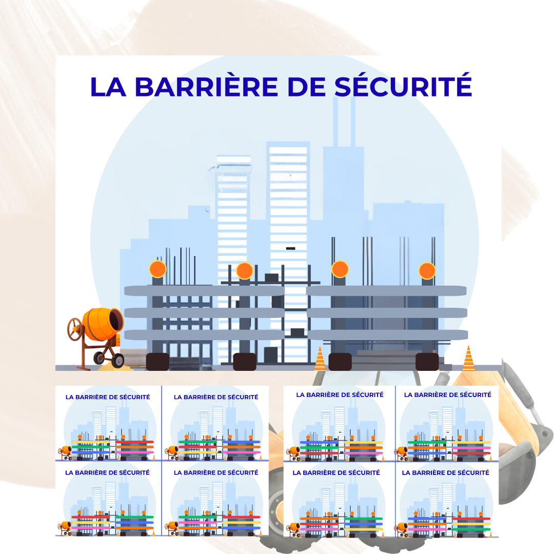 Activité chantier jeu de tri et apprentissage des couleurs avec des bâtons en bois popsicle  pour enfant 2-5ans Montessori imprimable