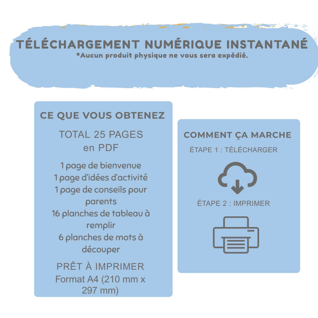 Reconnaissance des mots (4–6 ans)