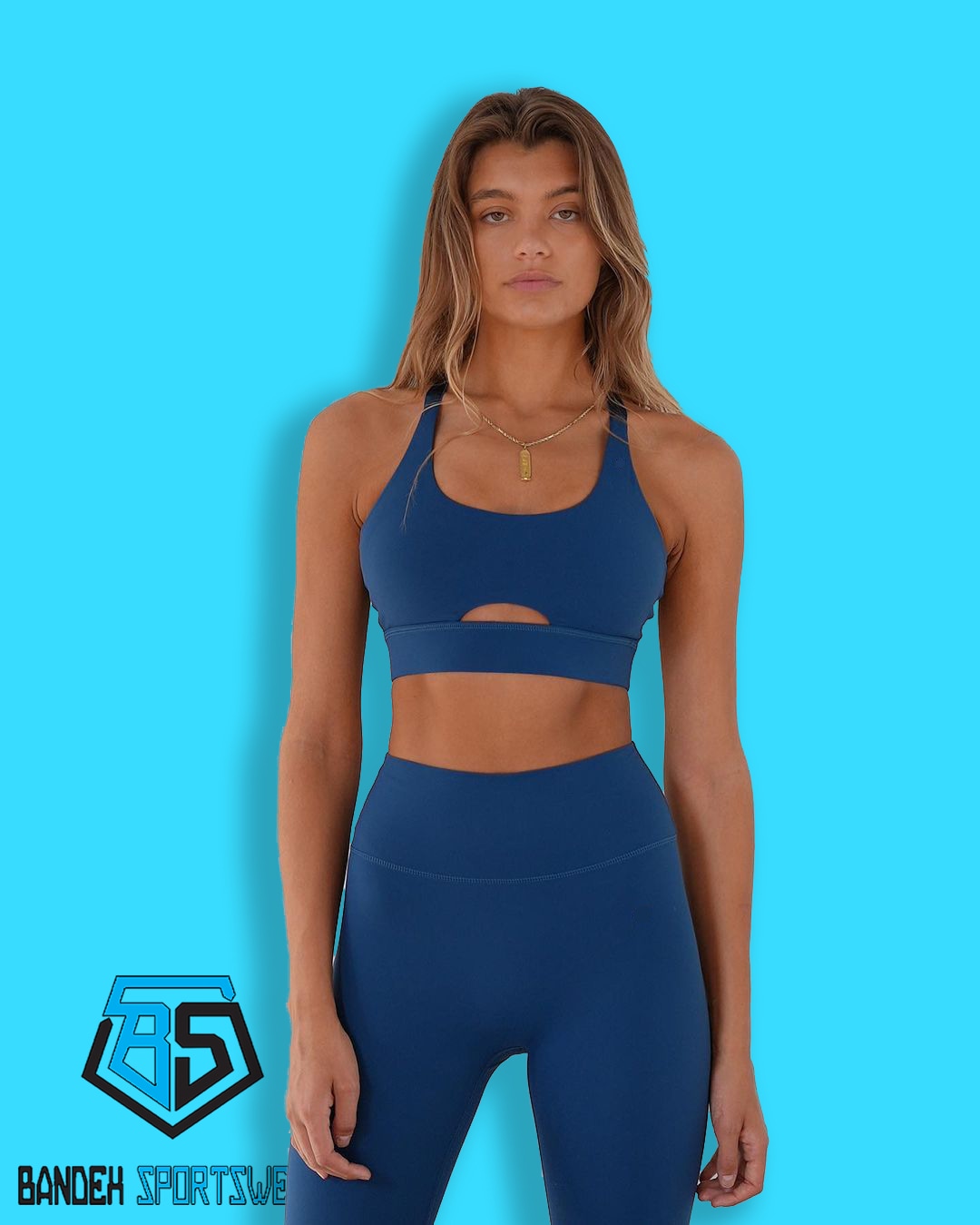 Custom Leggings and Sports Bra Set