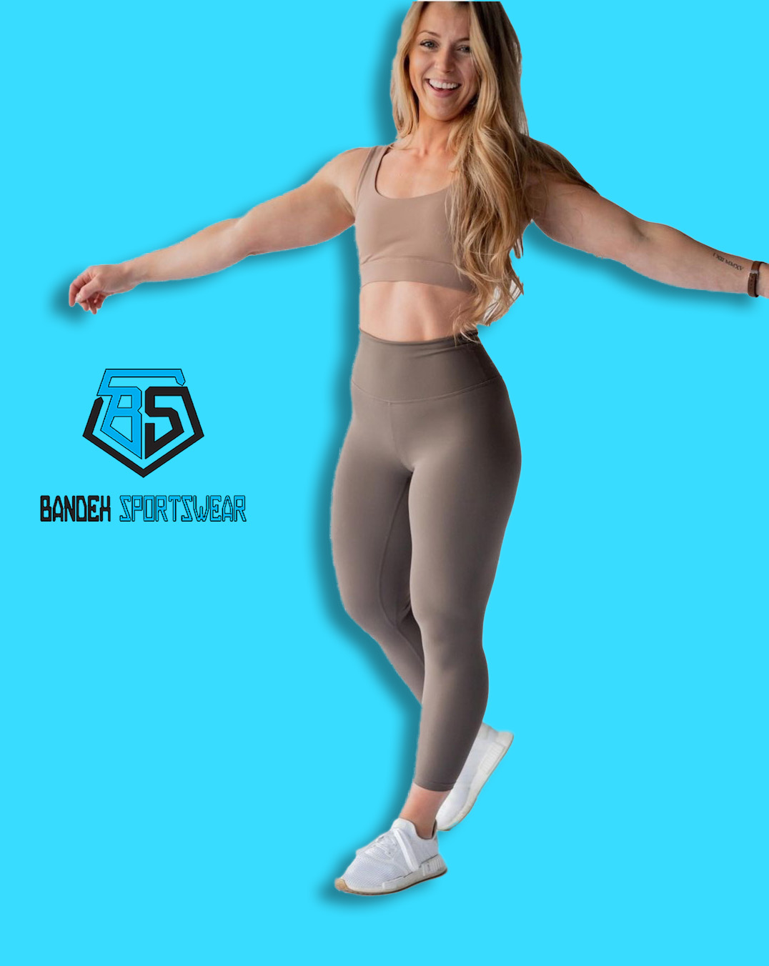 Custom Leggings and Sports Bra Set