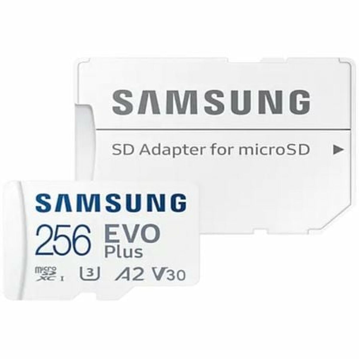 Carte Mémoire Micro SD avec Adaptateur Samsung EVO Plus 2023 ; 128 / 256 / 512 GB 