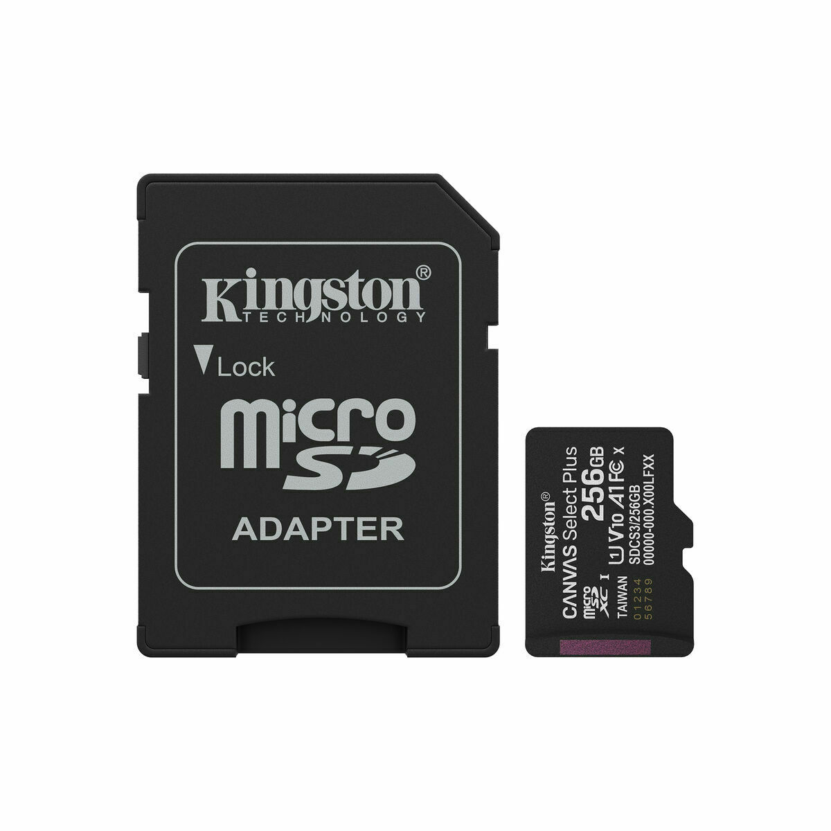 Carte Mémoire Micro SD avec Adaptateur Kingston SDS3. 128 / 256 /512 GB