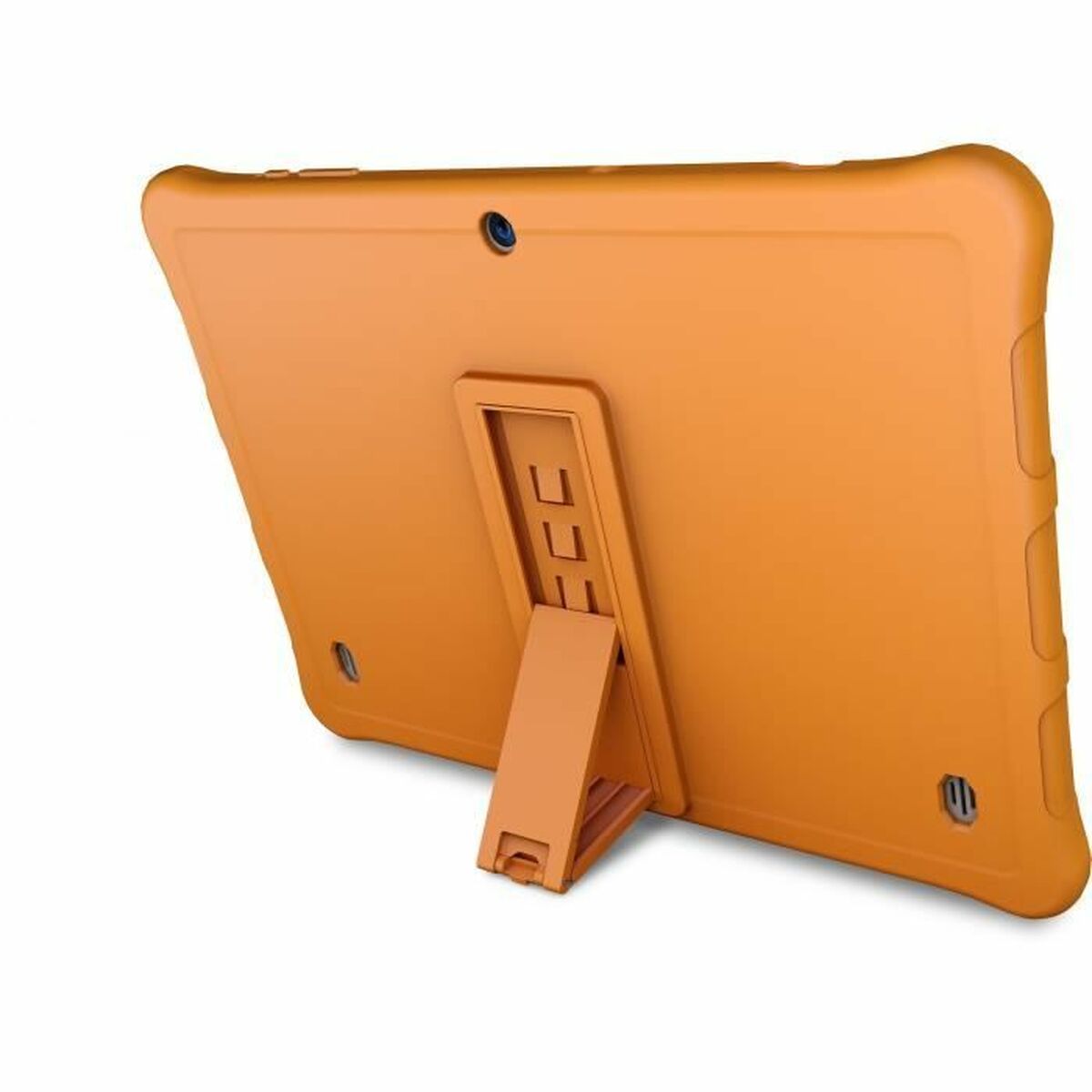 Tablette avec coque orange