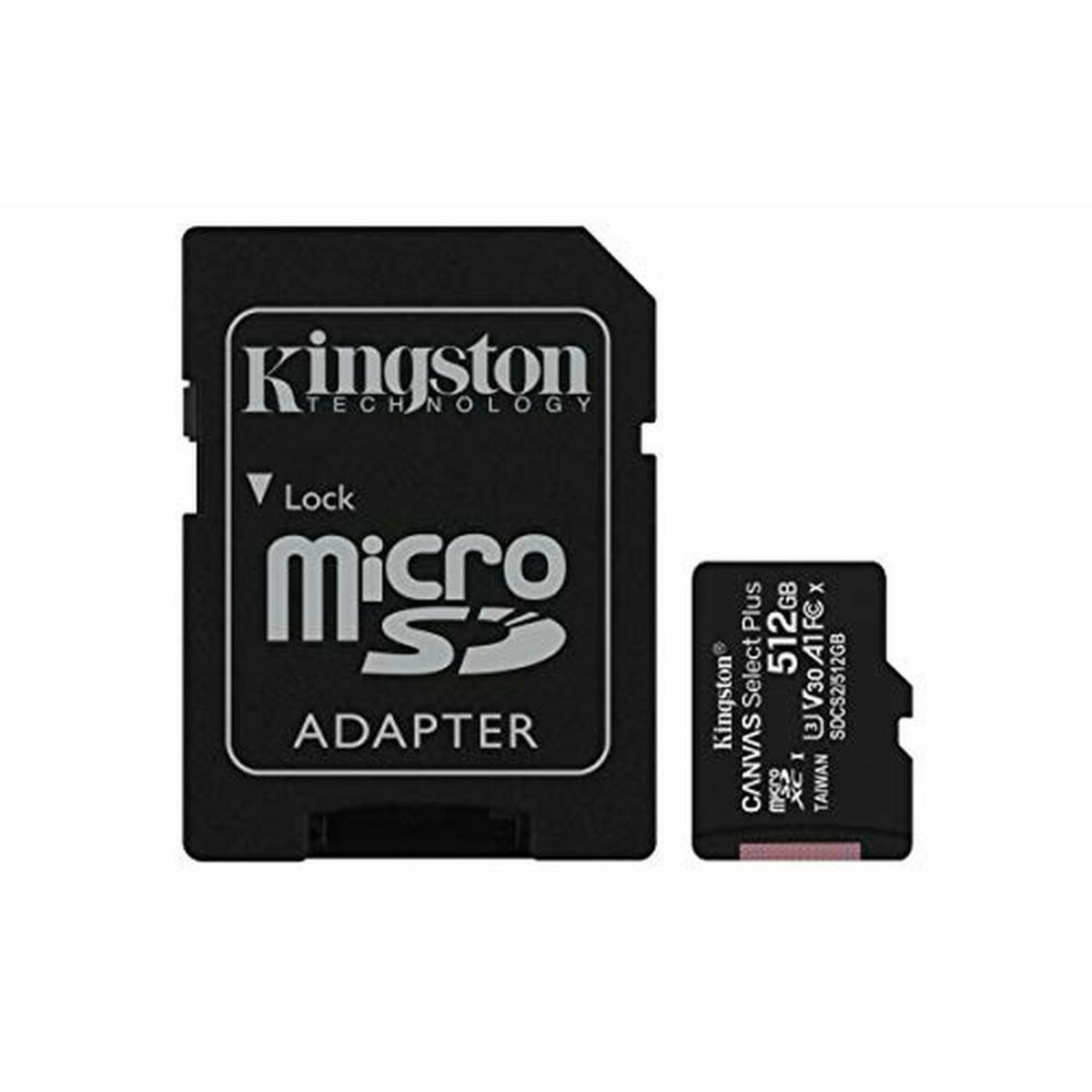 Carte Mémoire Micro SD avec Adaptateur Kingston SDS3. 128 / 256 /512 GB