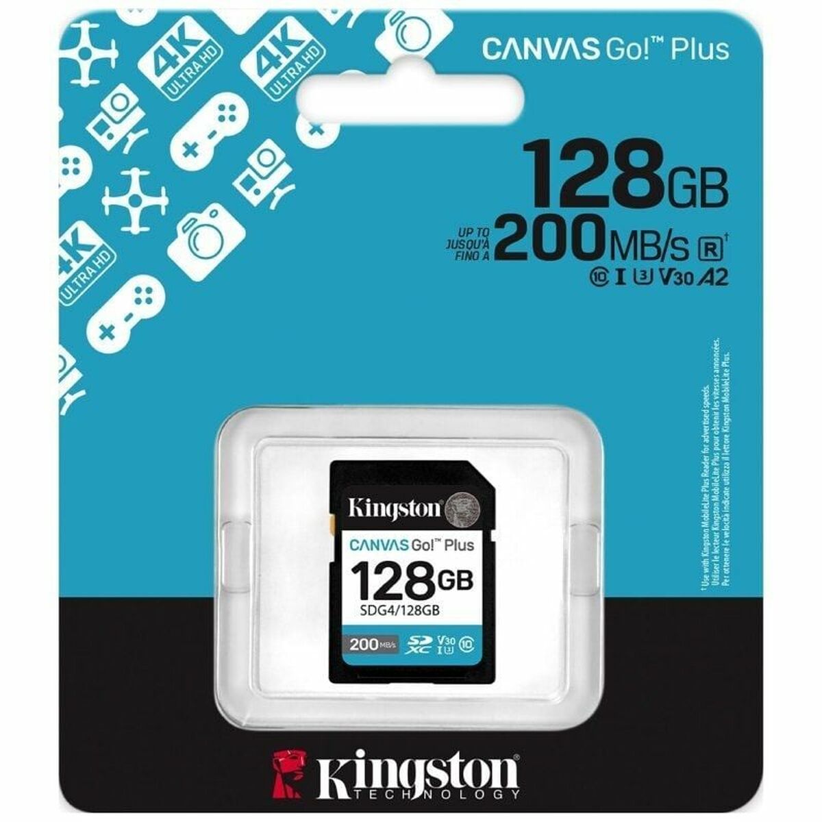 Carte Mémoire Micro SD avec Adaptateur Kingston SDS3. 128 / 256 /512 GB